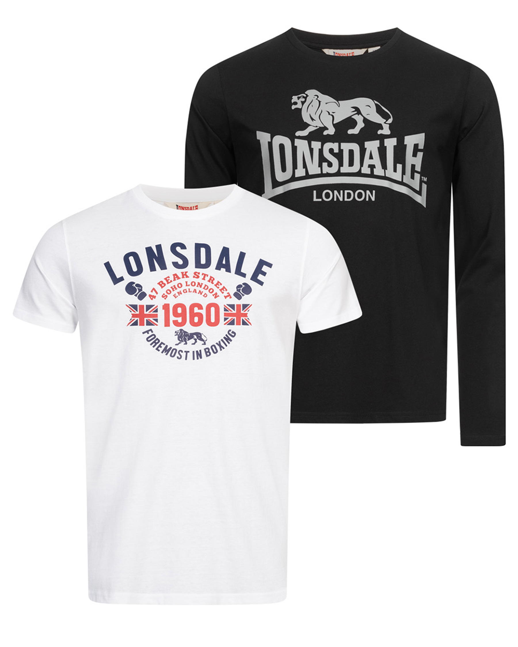 Lonsdale doublepack t-shirts Fintona