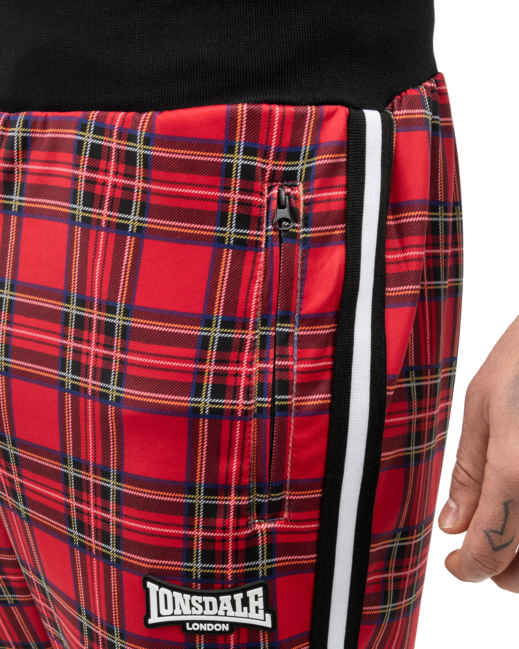 Lonsdale slimfit trainingspak Royal Stewart