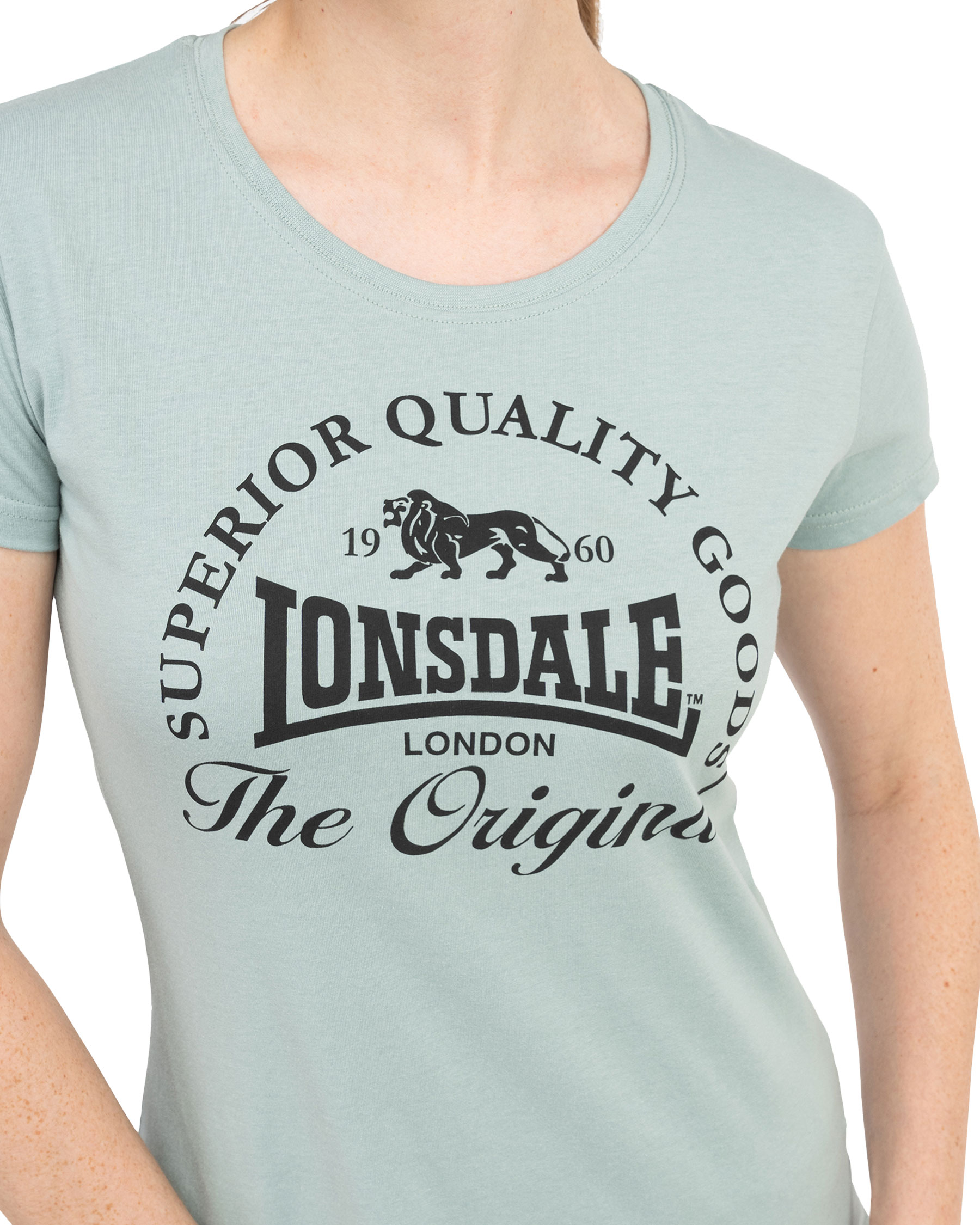 Lonsdale Damen Doppelpack T-Shirt Rowrah