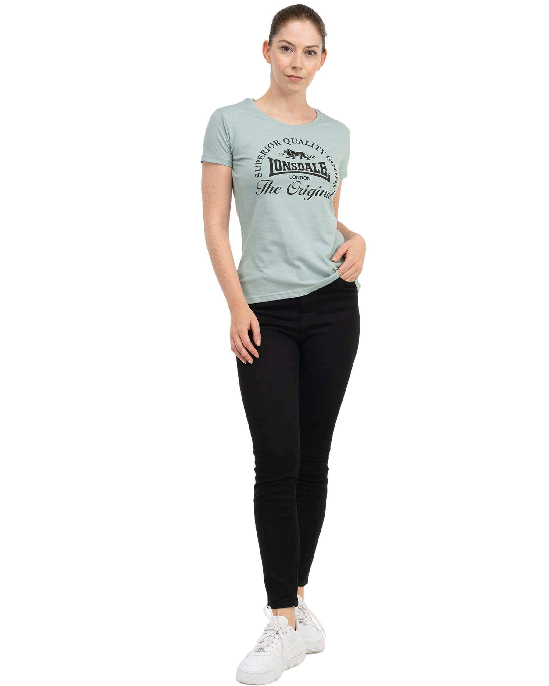 Lonsdale Damen Doppelpack T-Shirt Rowrah