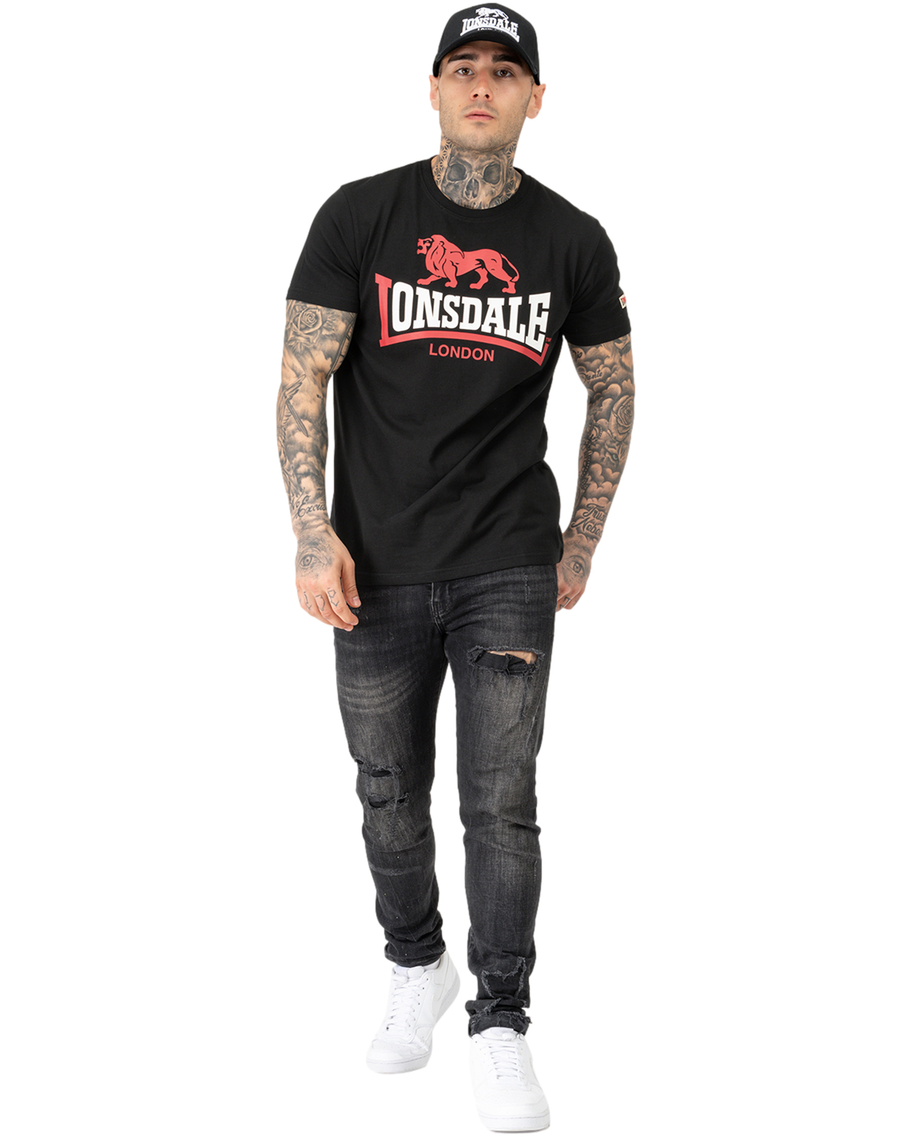 Lonsdale London T-Shirt Lion Two Tone
