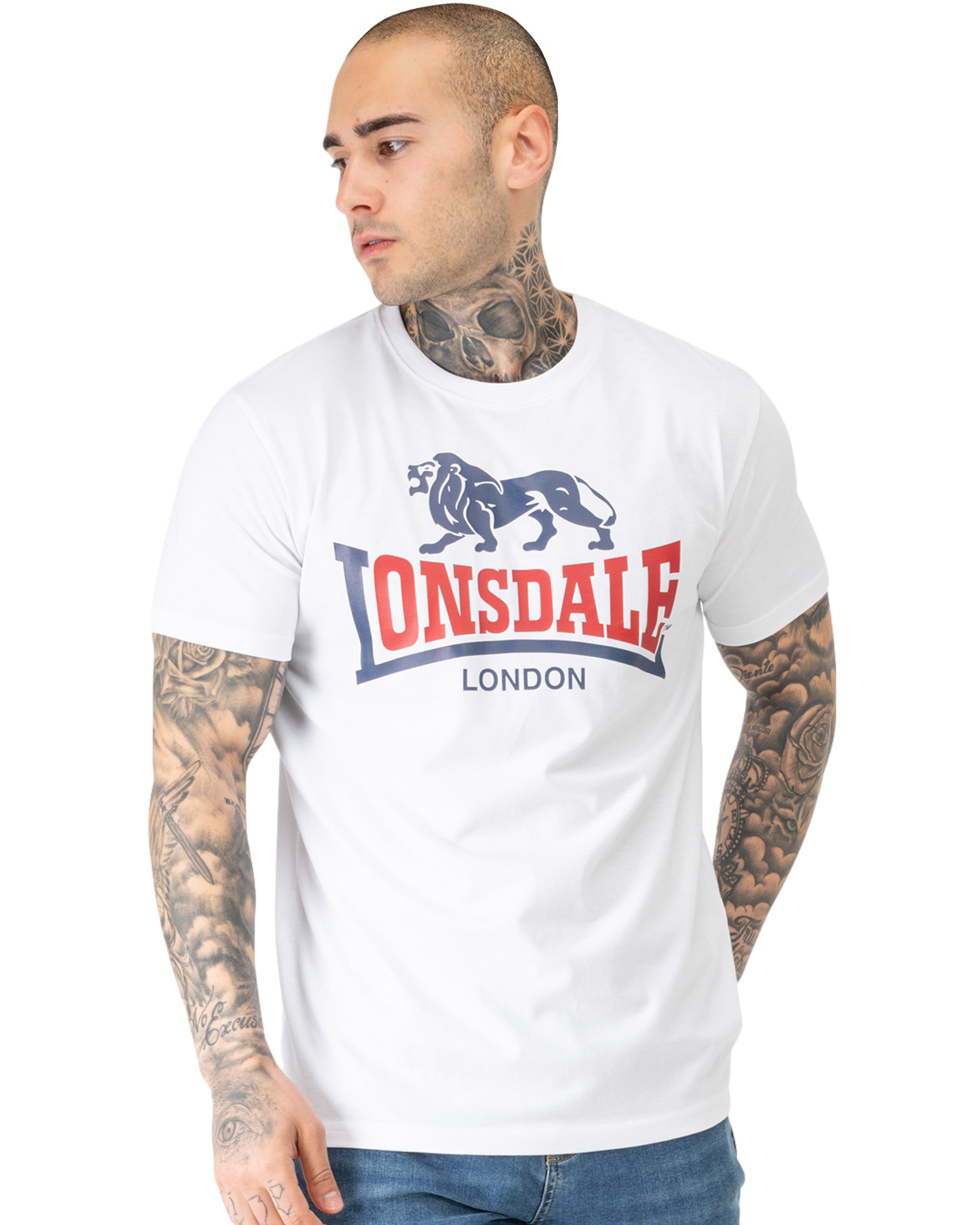 Lonsdale London T-Shirt Lion Two Tone