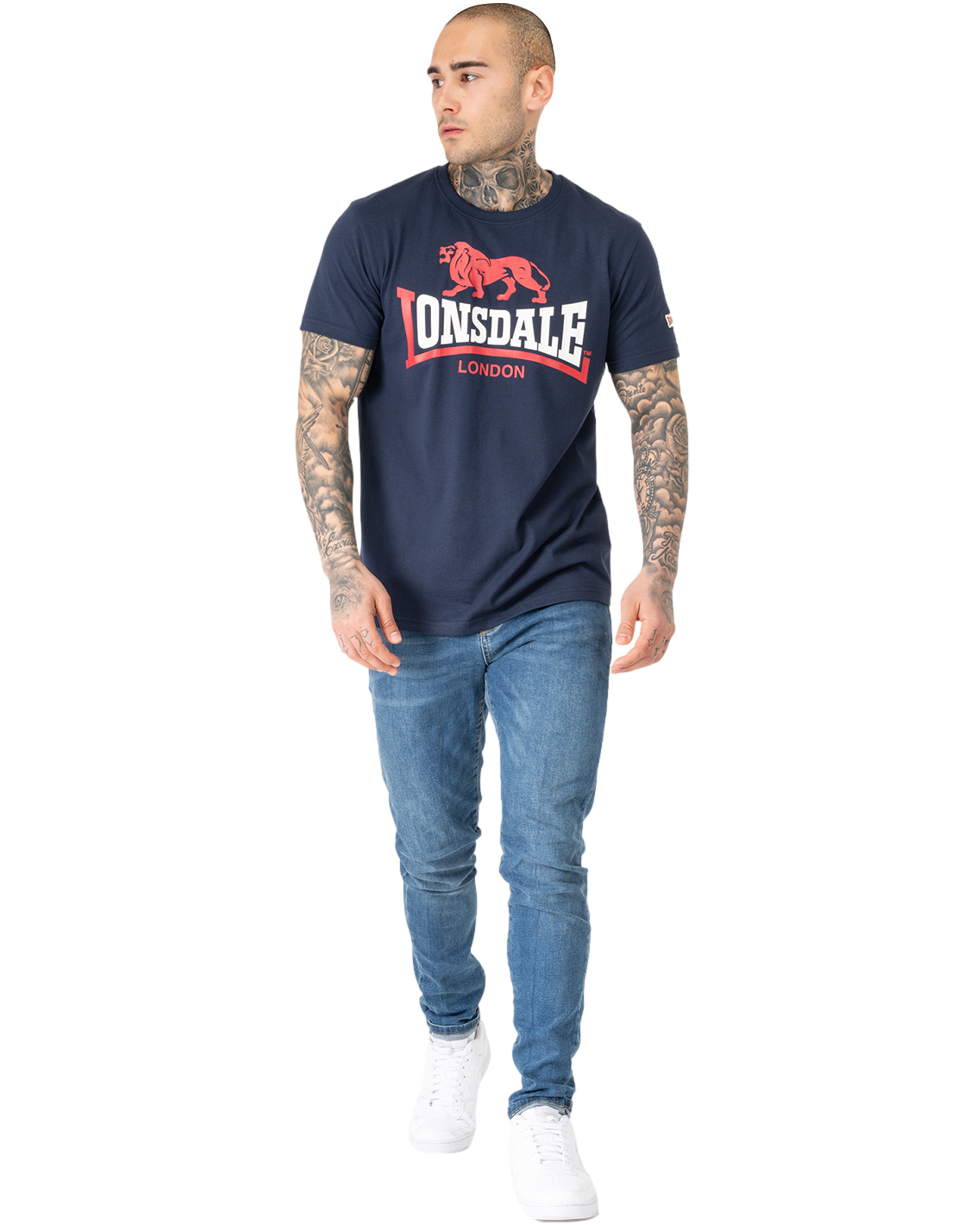 Lonsdale London T-Shirt Lion Two Tone