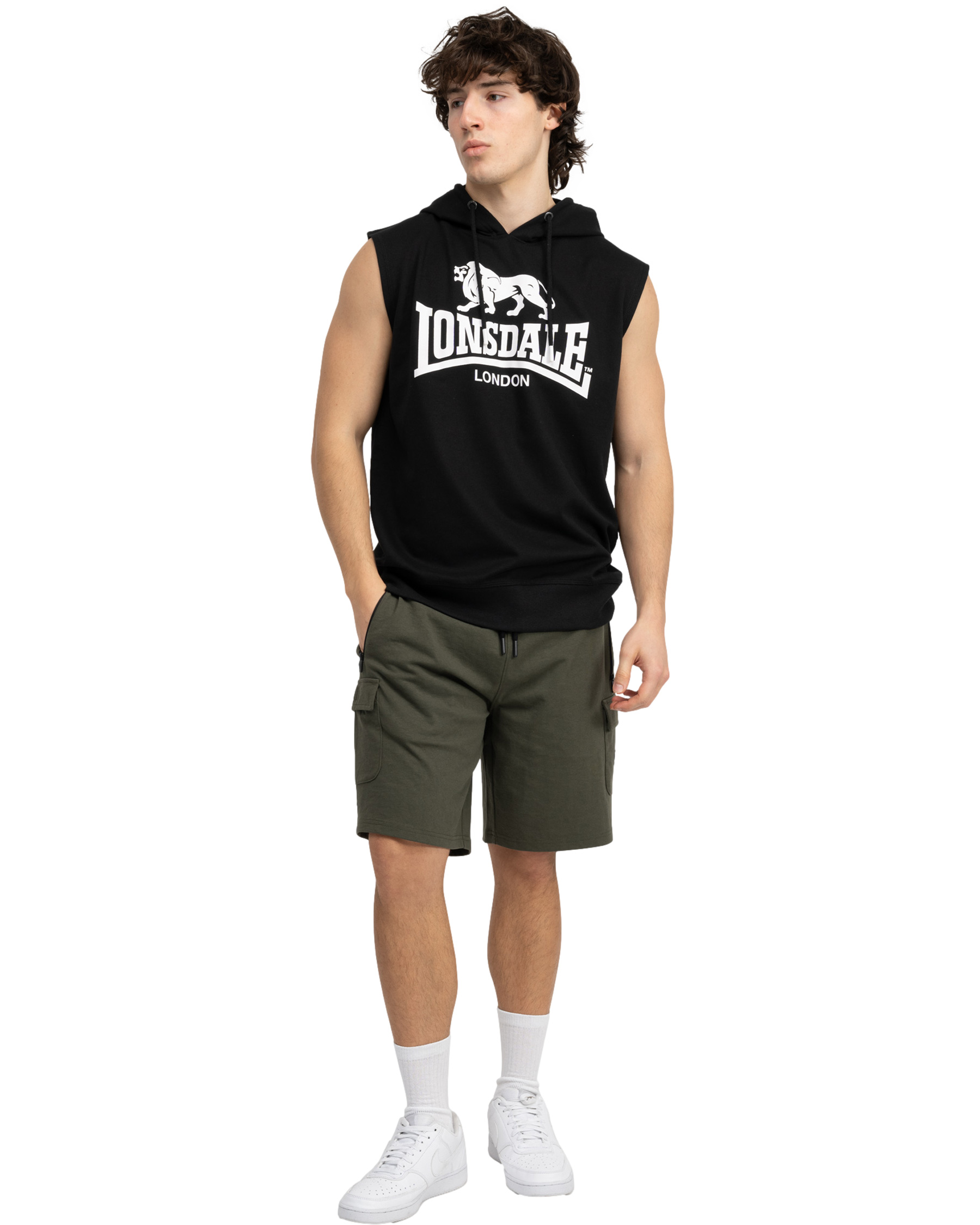 Sudadera con capucha sin mangas Lonsdale Bignor - Imagen 7 de 9