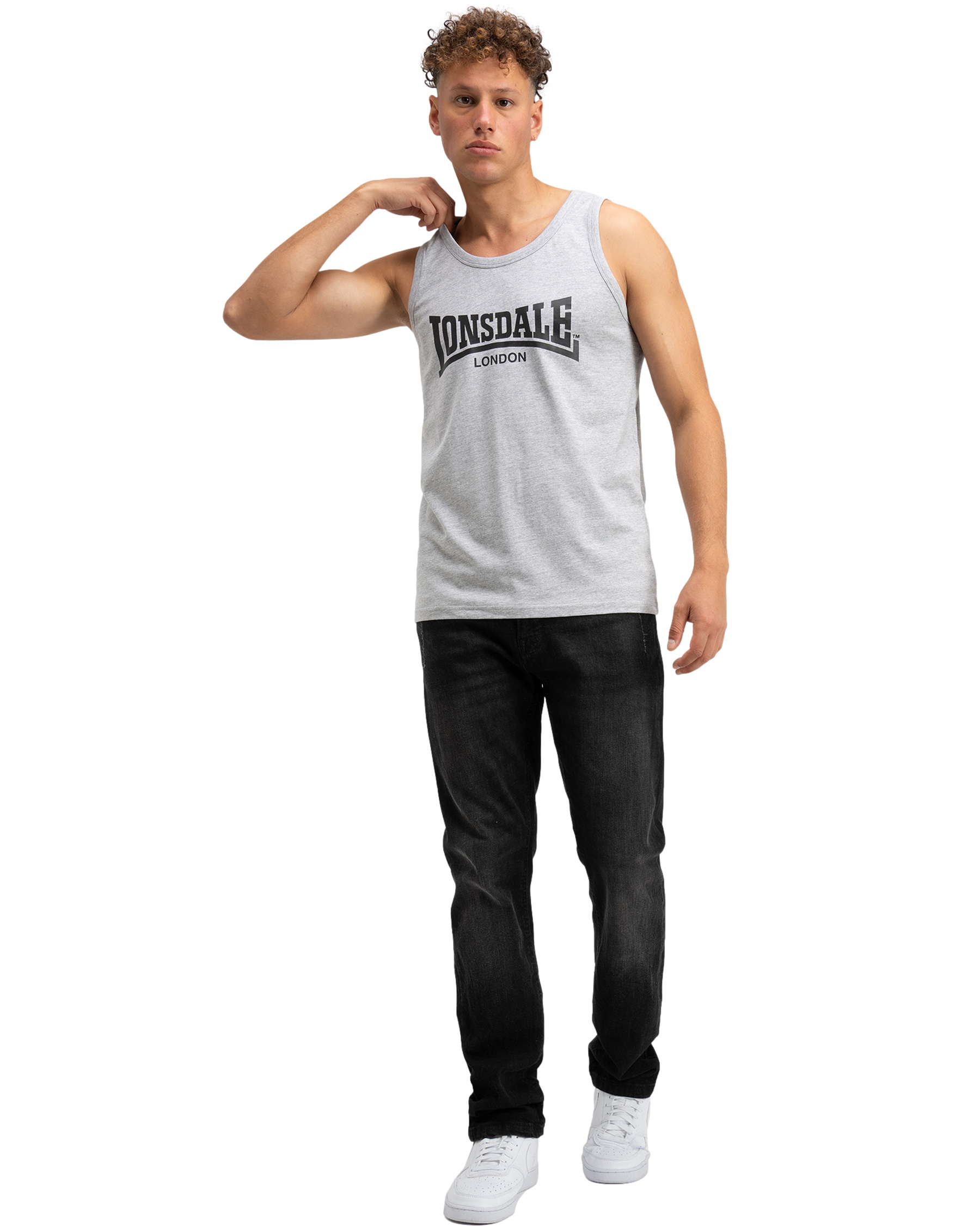 Lonsdale Doppelpack ärmeloses T-Shirt Averham