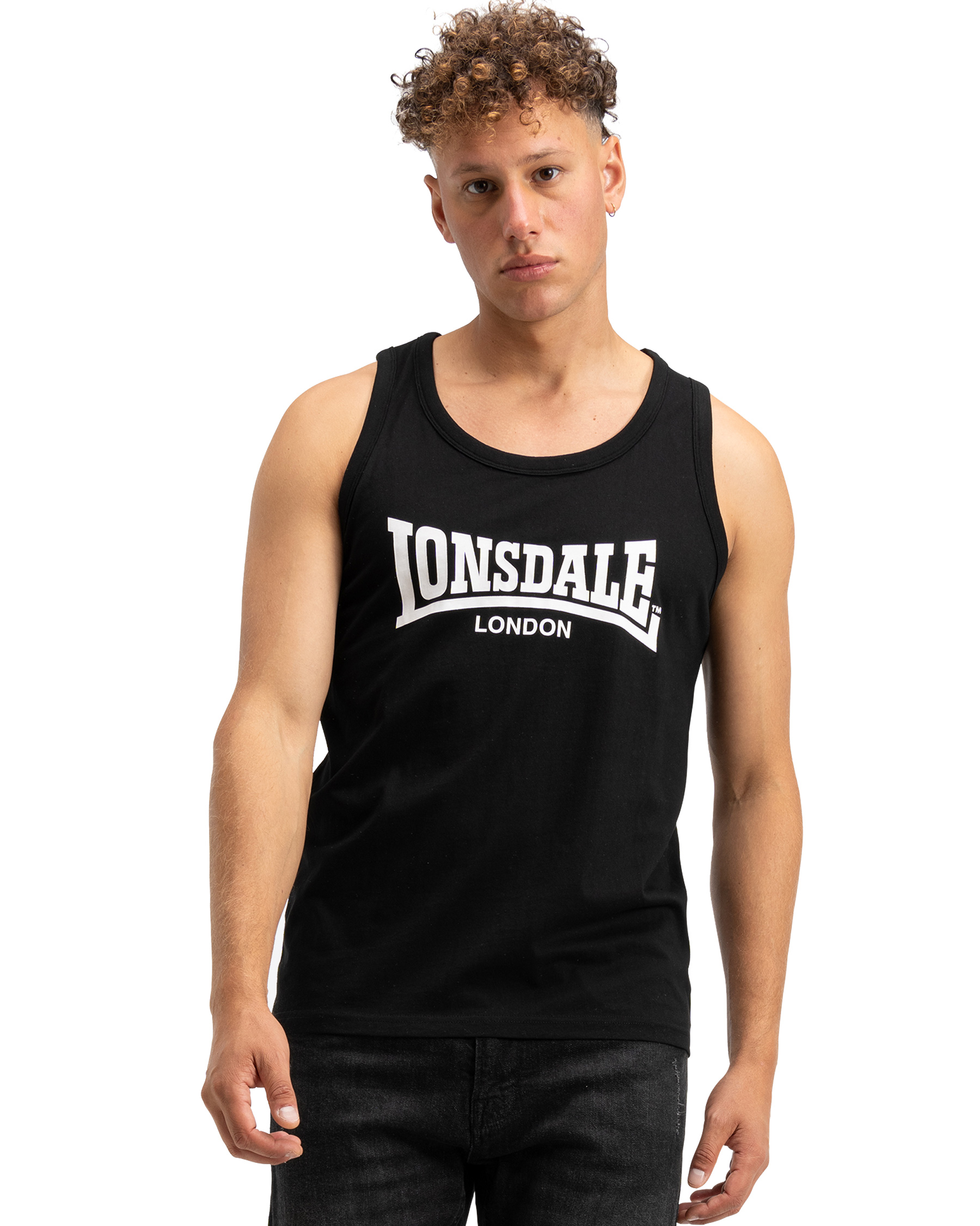 Lonsdale Doppelpack ärmeloses T-Shirt Averham
