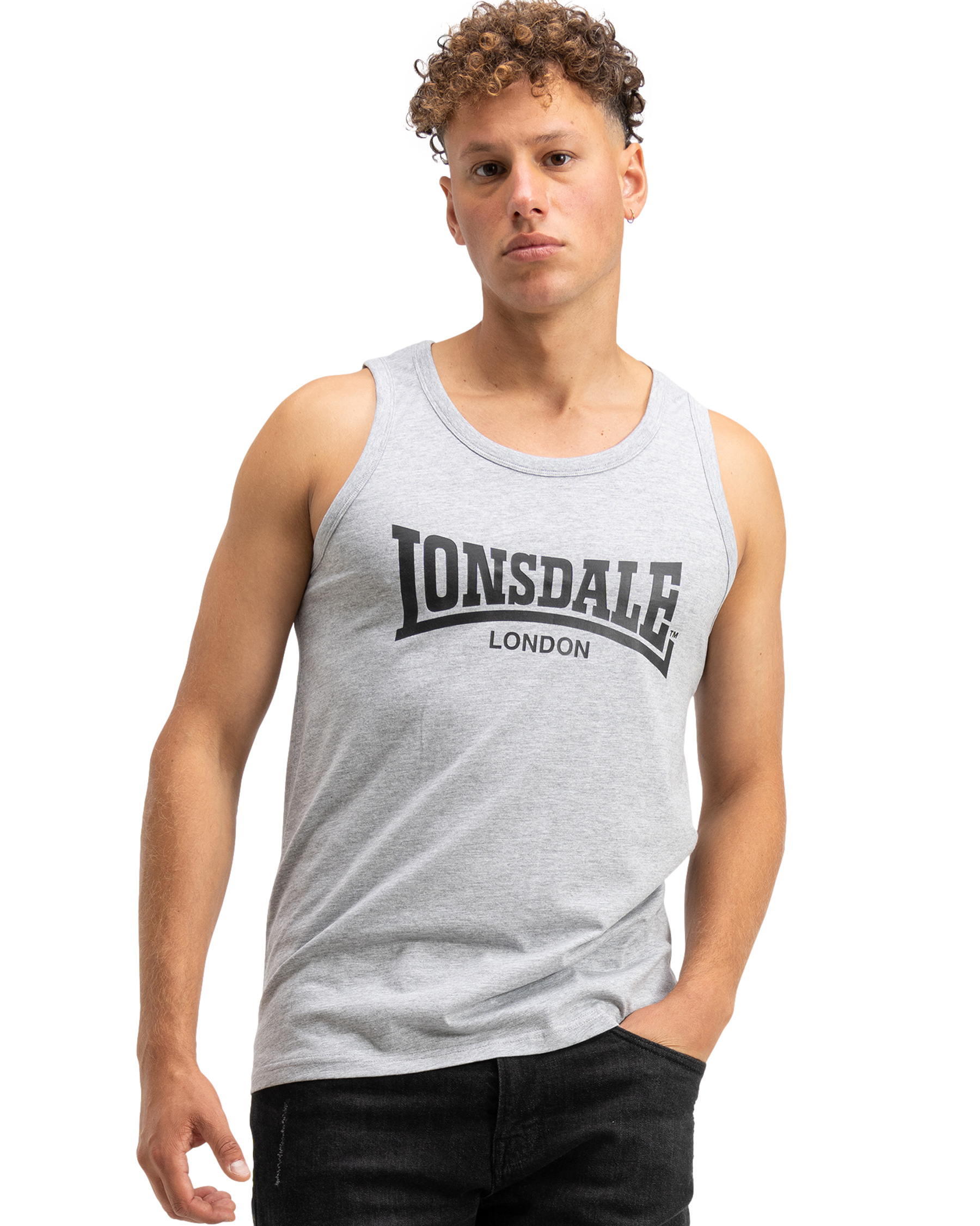 Lonsdale Doppelpack ärmeloses T-Shirt Averham