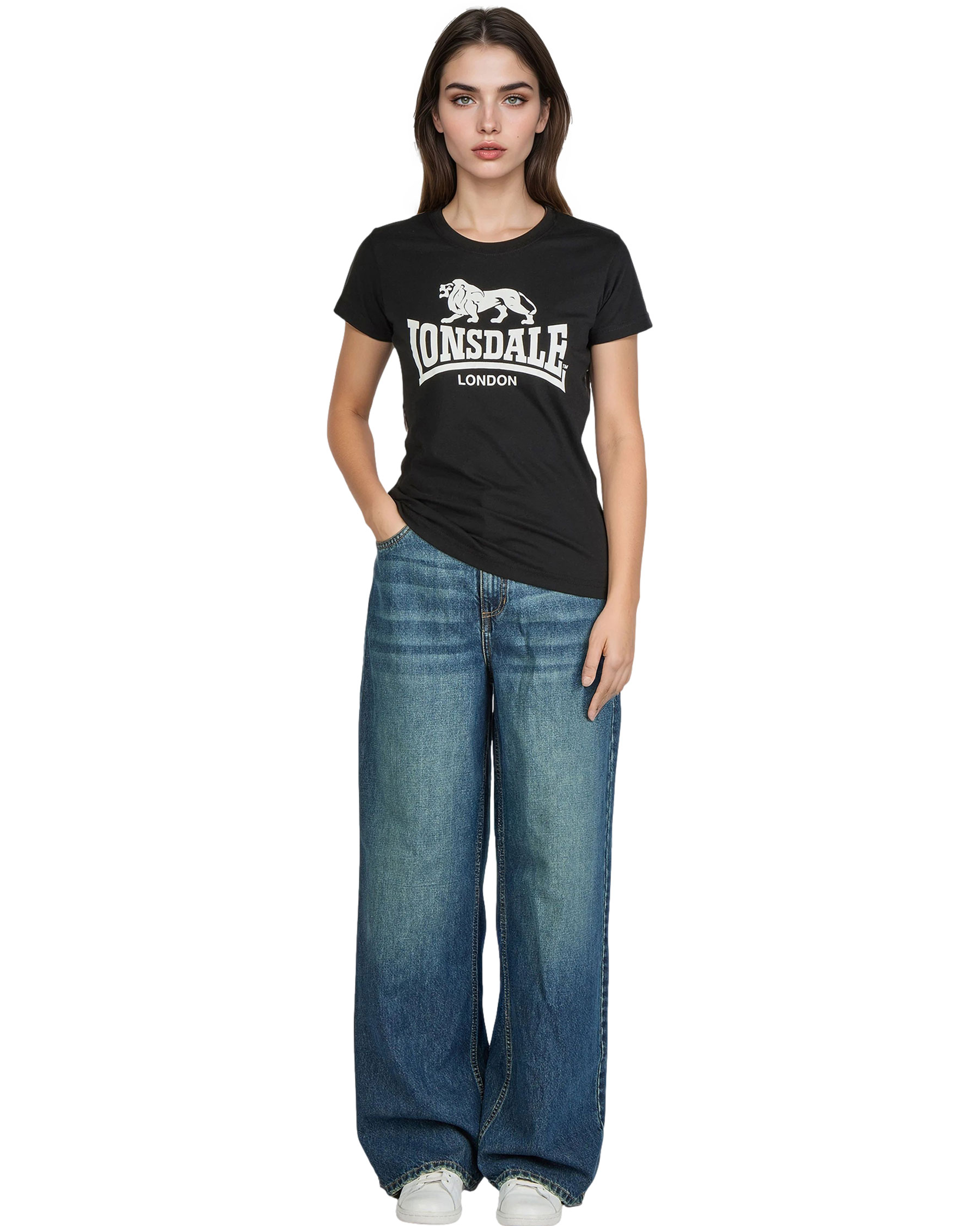 Lonsdale Damen Doppelpack T-Shirt Nash