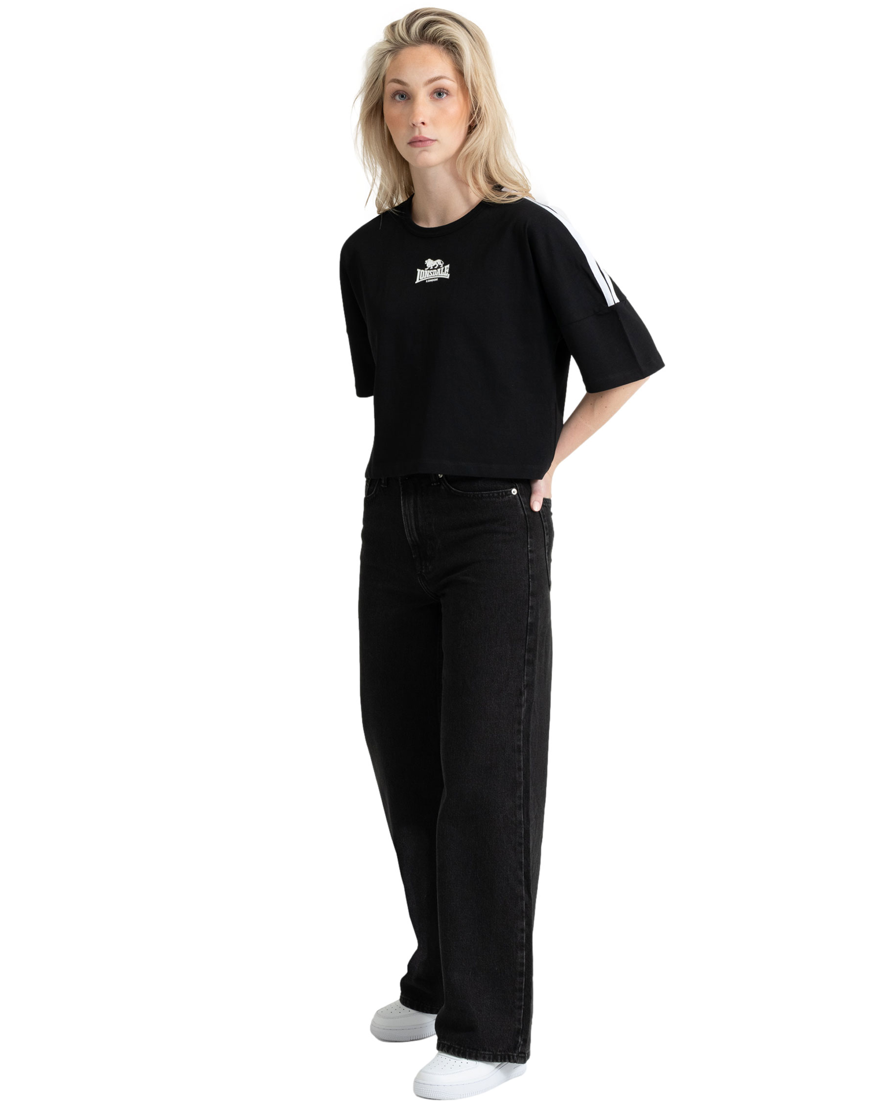 Lonsdale dames cropped t-shirt Wandylaw