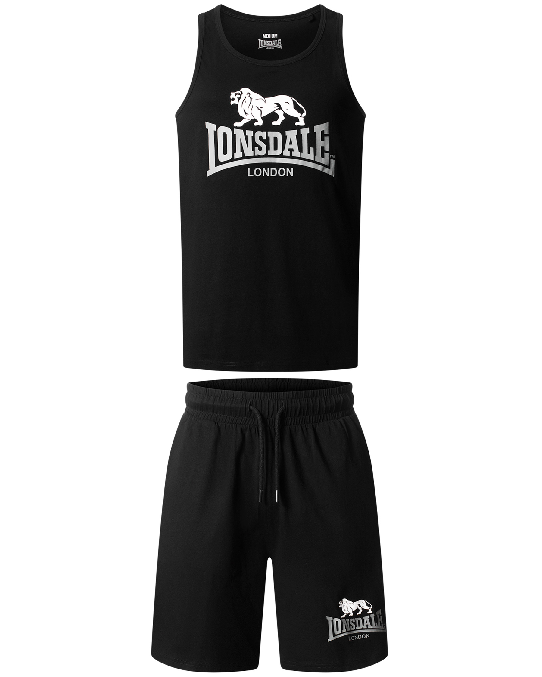 Lonsdale Trägerhemd und Shorts Set Polmood