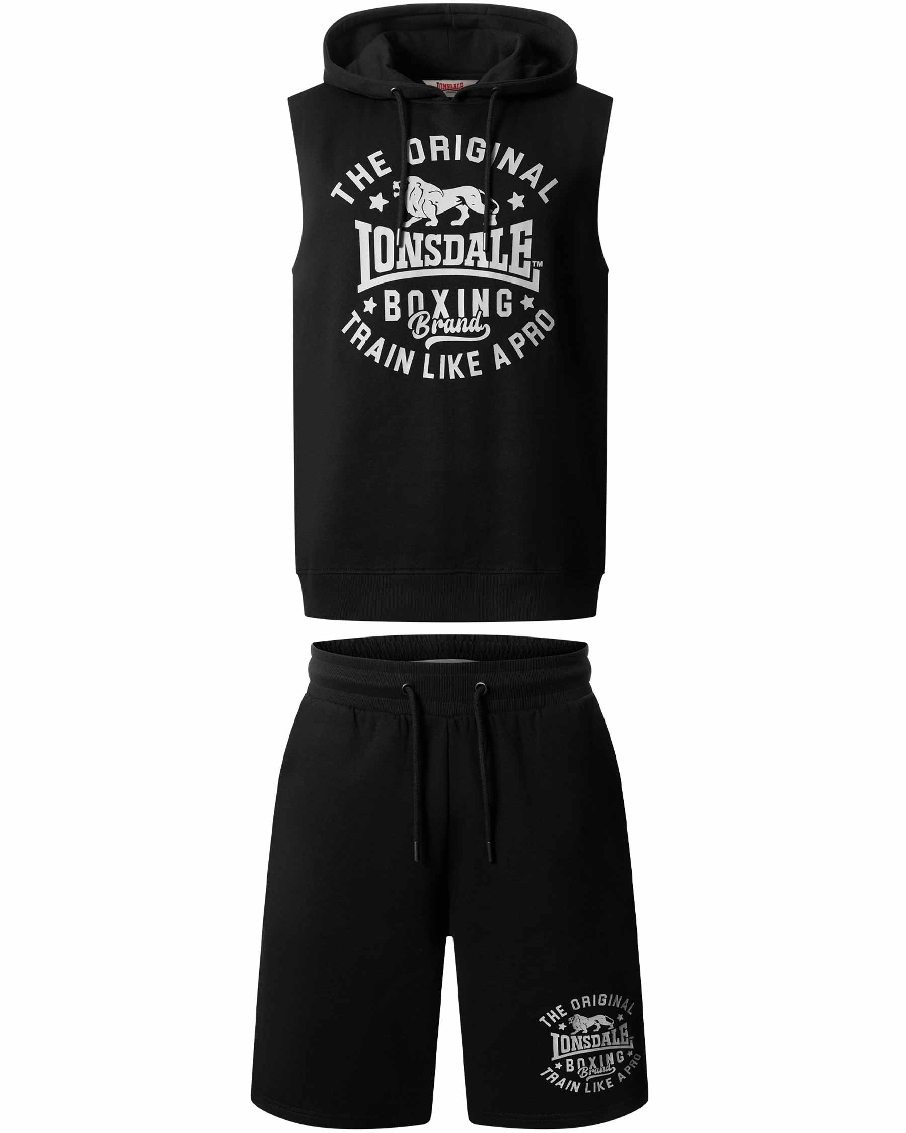 Lonsdale Herren Funktionsshirt & Shorts Set Shotley