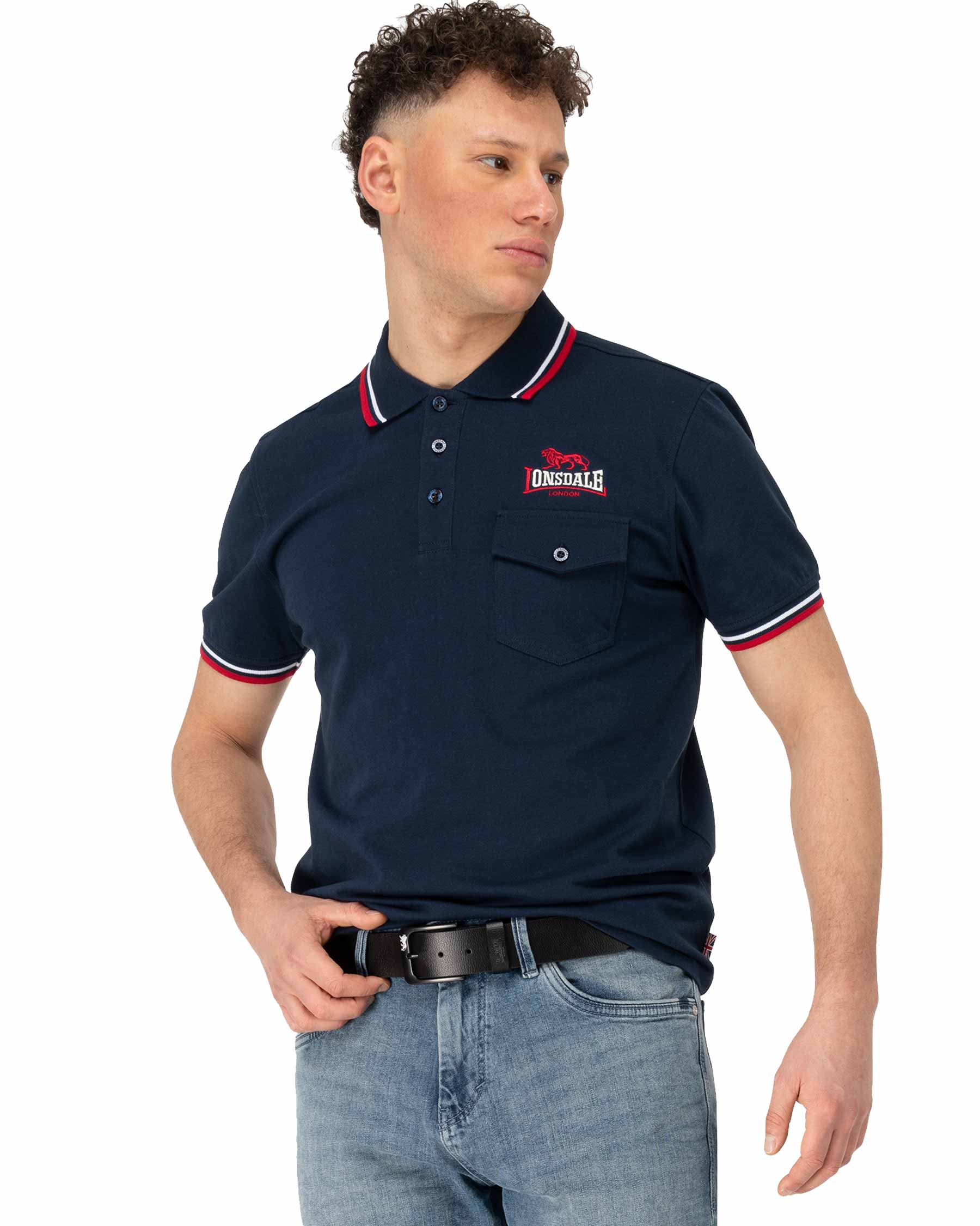 Lonsdale unisex leather belt Coppul