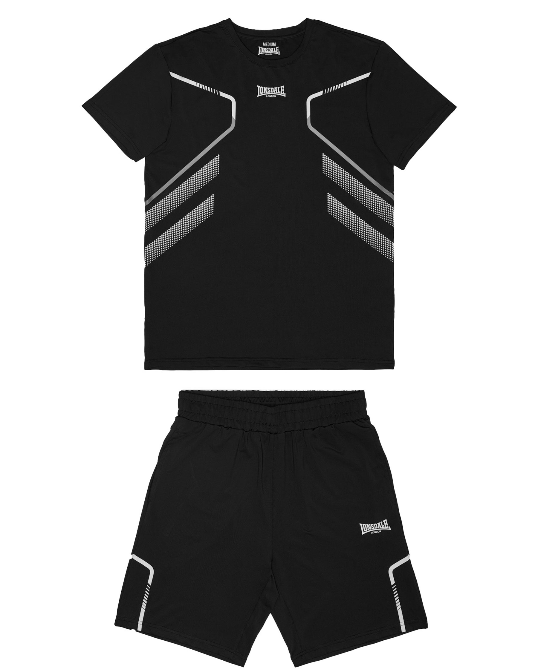 Lonsdale t-shirt en shorts set Bewick