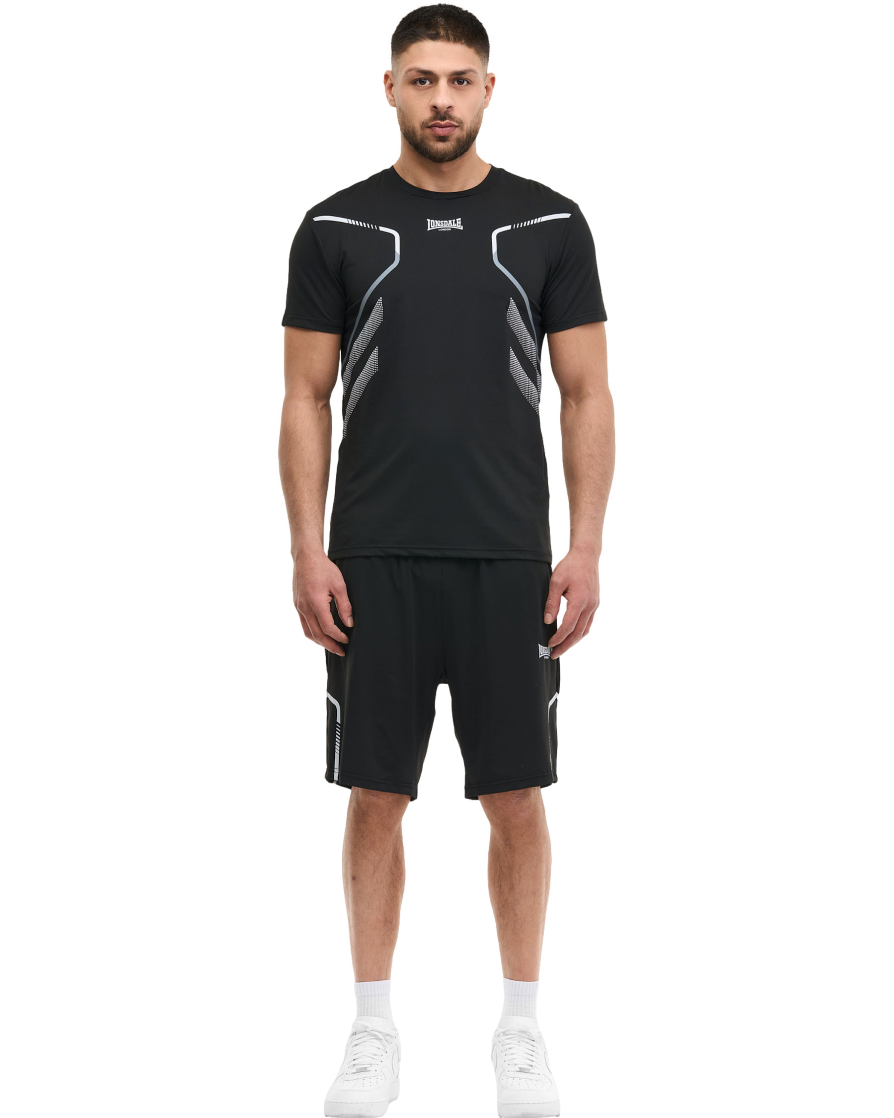 Lonsdale t-shirt en shorts set Bewick