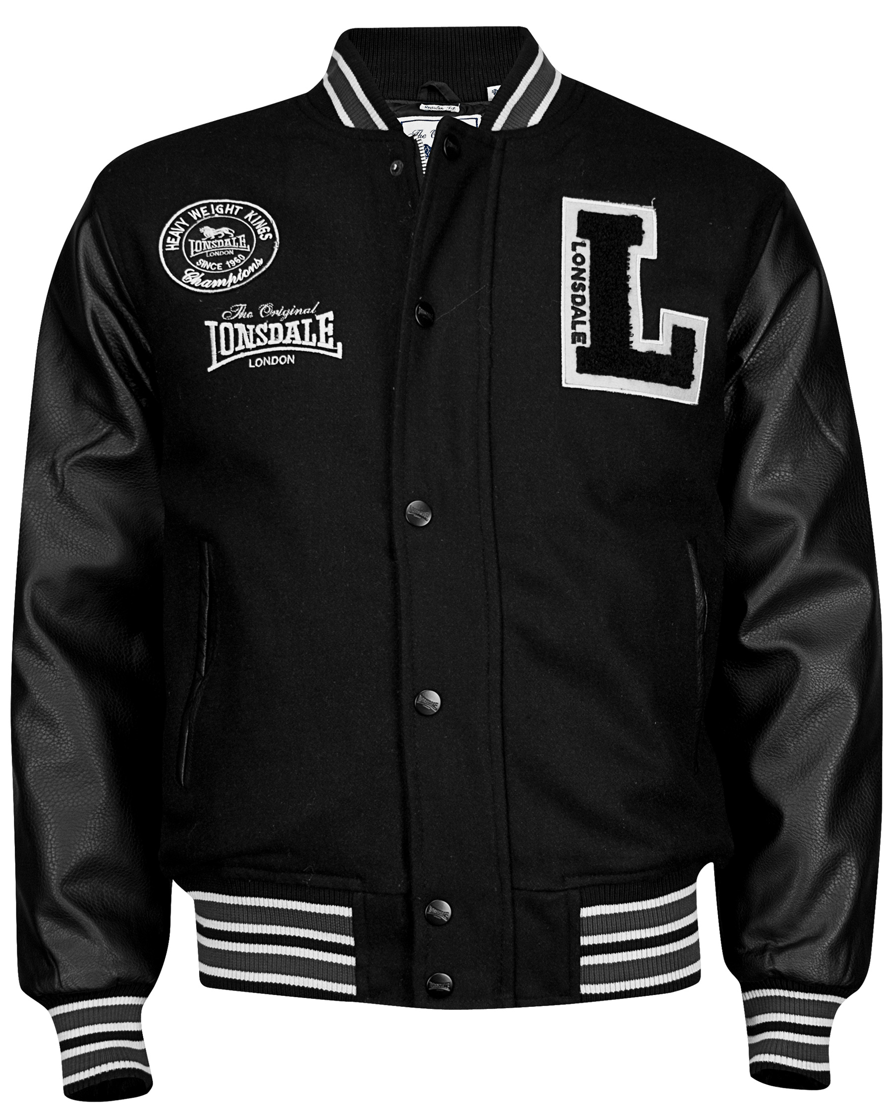 verrader ik ben trots Groenteboer Lonsdale Baseball jacket Oxford - Mens Jackets - Lonsdale London