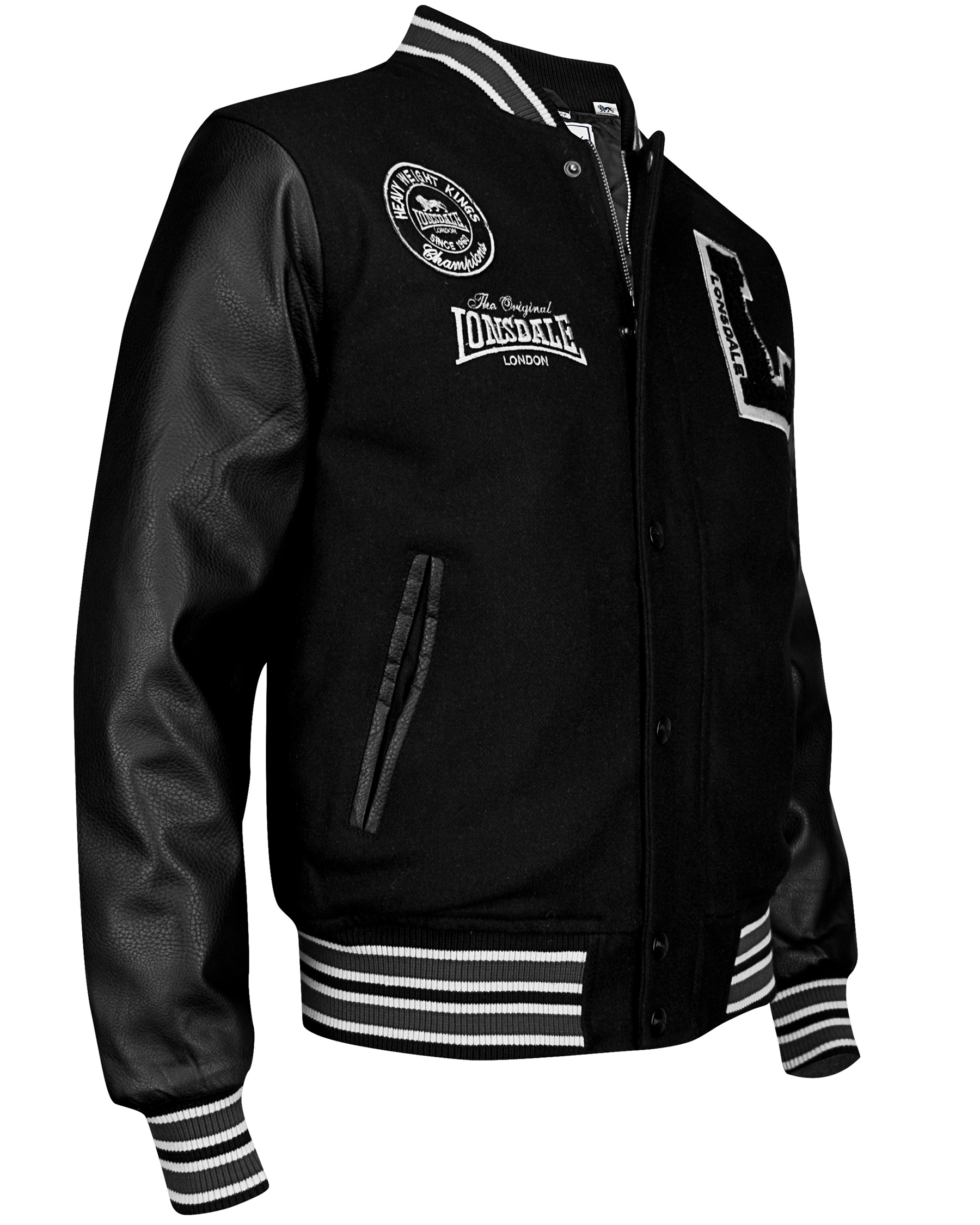 verrader ik ben trots Groenteboer Lonsdale Baseball jacket Oxford - Mens Jackets - Lonsdale London