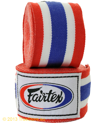 Fairtex elastic handwraps 177" - 4.50m Thai flag