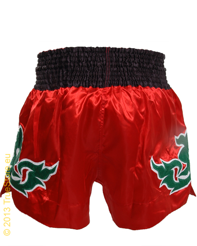 Fairtex Thai Short Red - Green Thai Art
