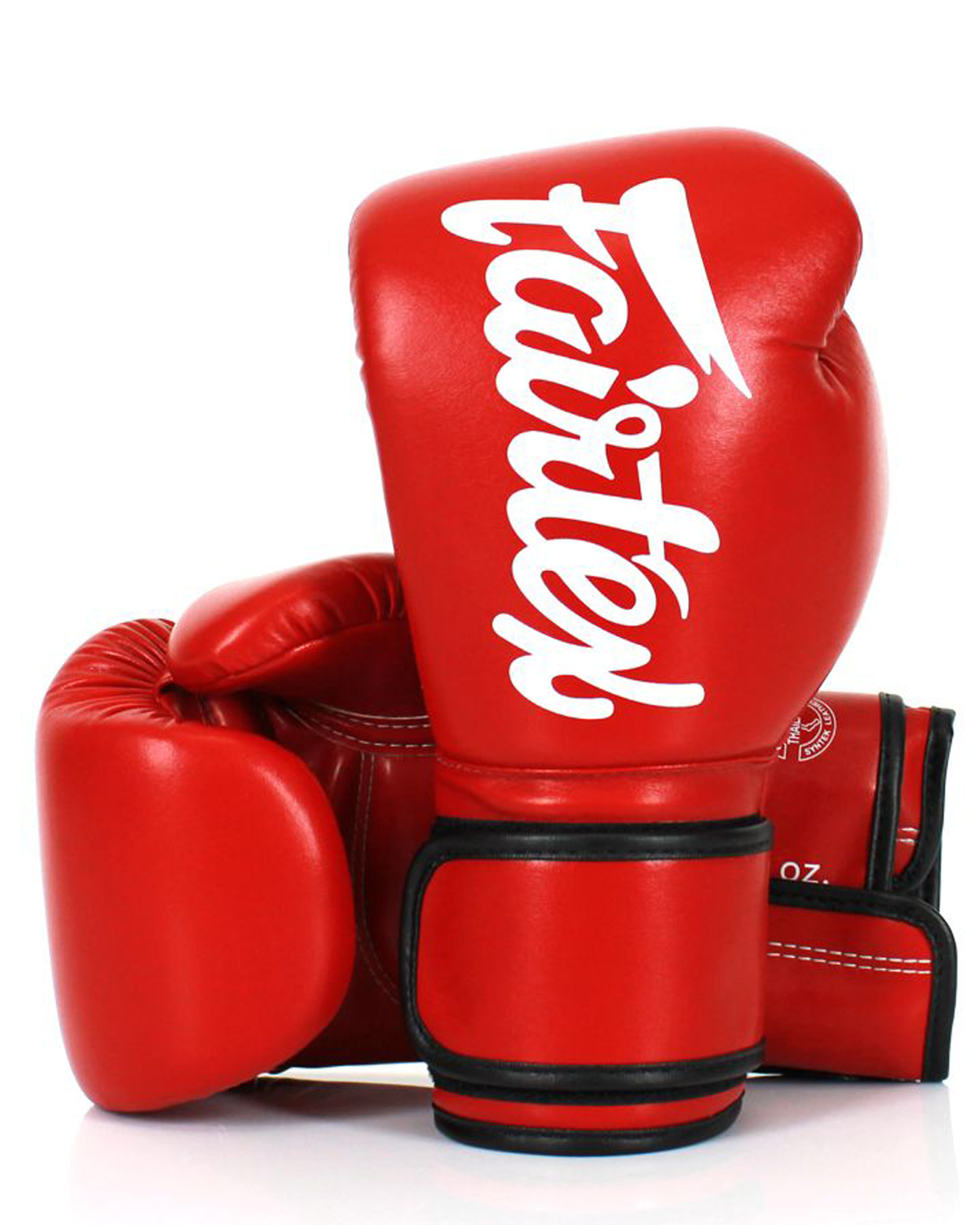 Fairtex BGV14 Solid Black Red Boxing Gloves Muay Thai Kickboxing Sparring MMA 