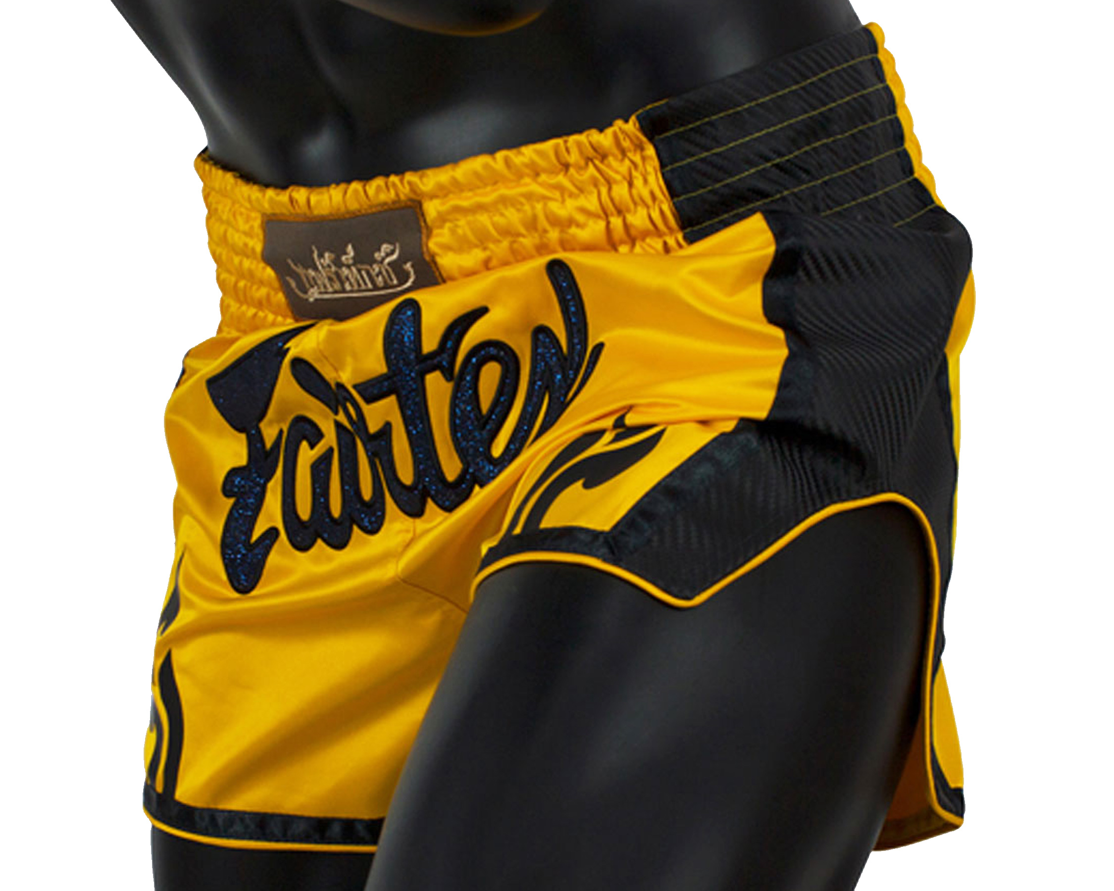 Fairtex Muay Thai Short BS1701 Yellow Satin