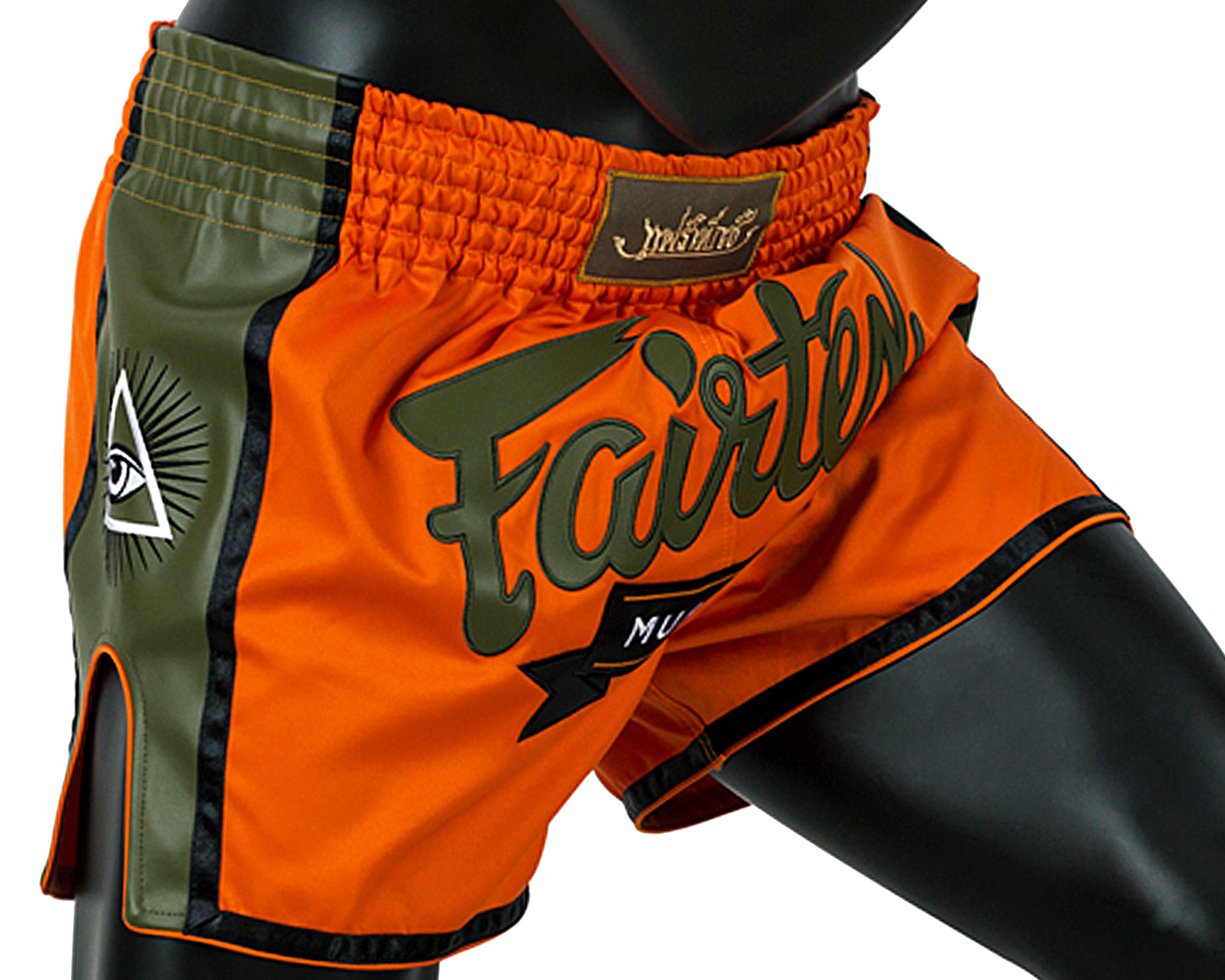 Fairtex Muay Thai Short BS1705 Orange Satin