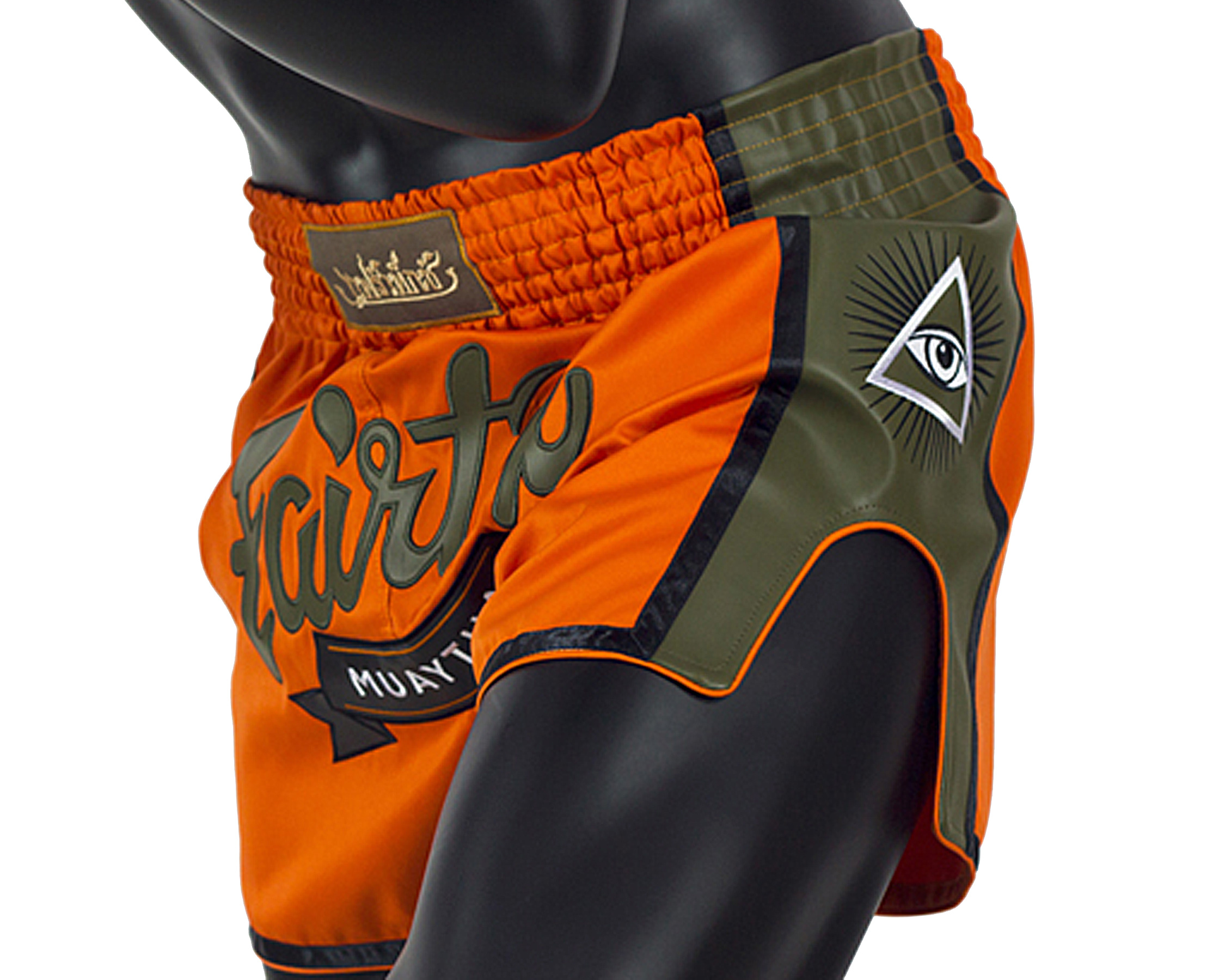 Fairtex Muay Thai Short BS1705 Orange Satin