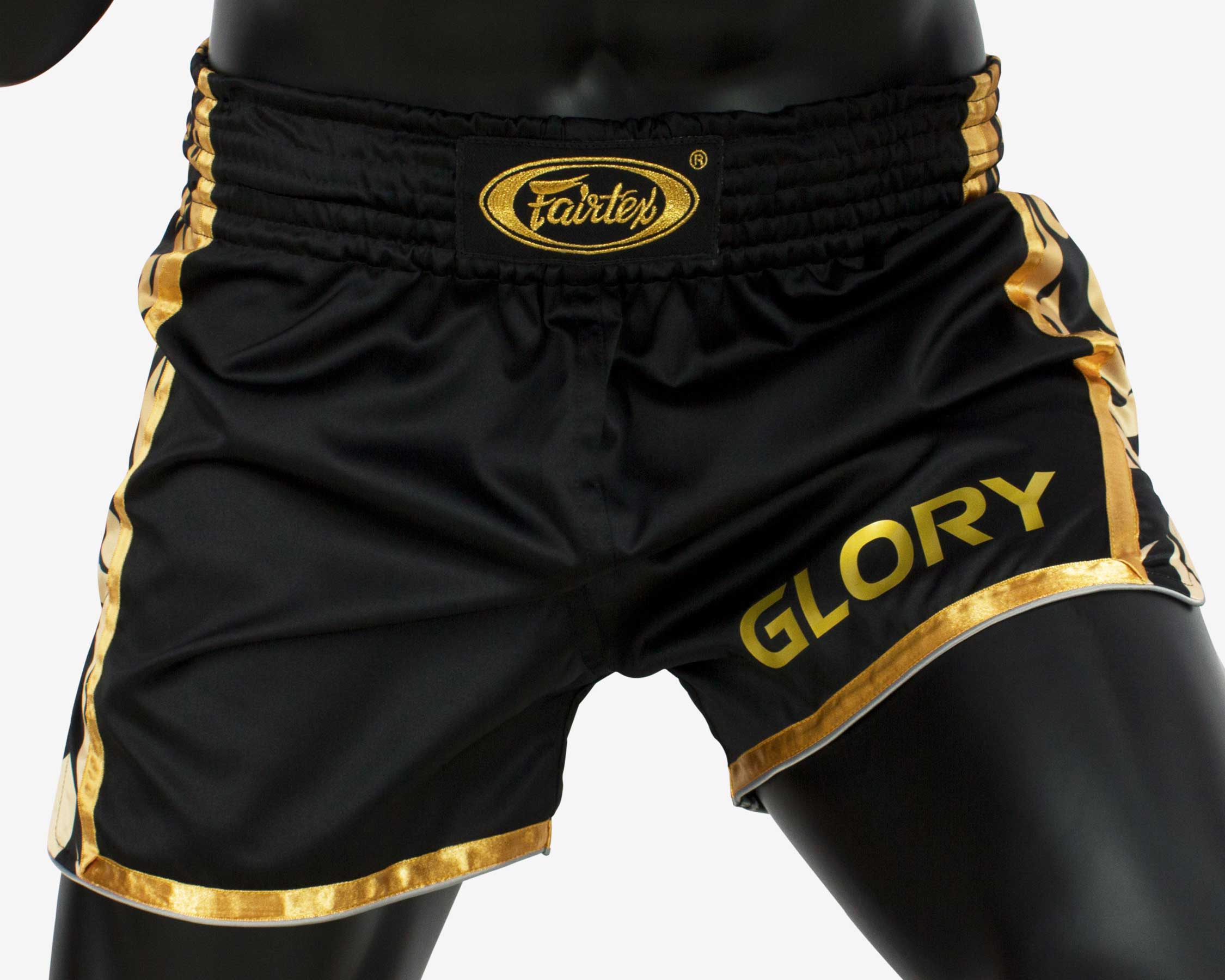 Fairtex - Glory BSG1 Thaiboxhose in schwarz/gold