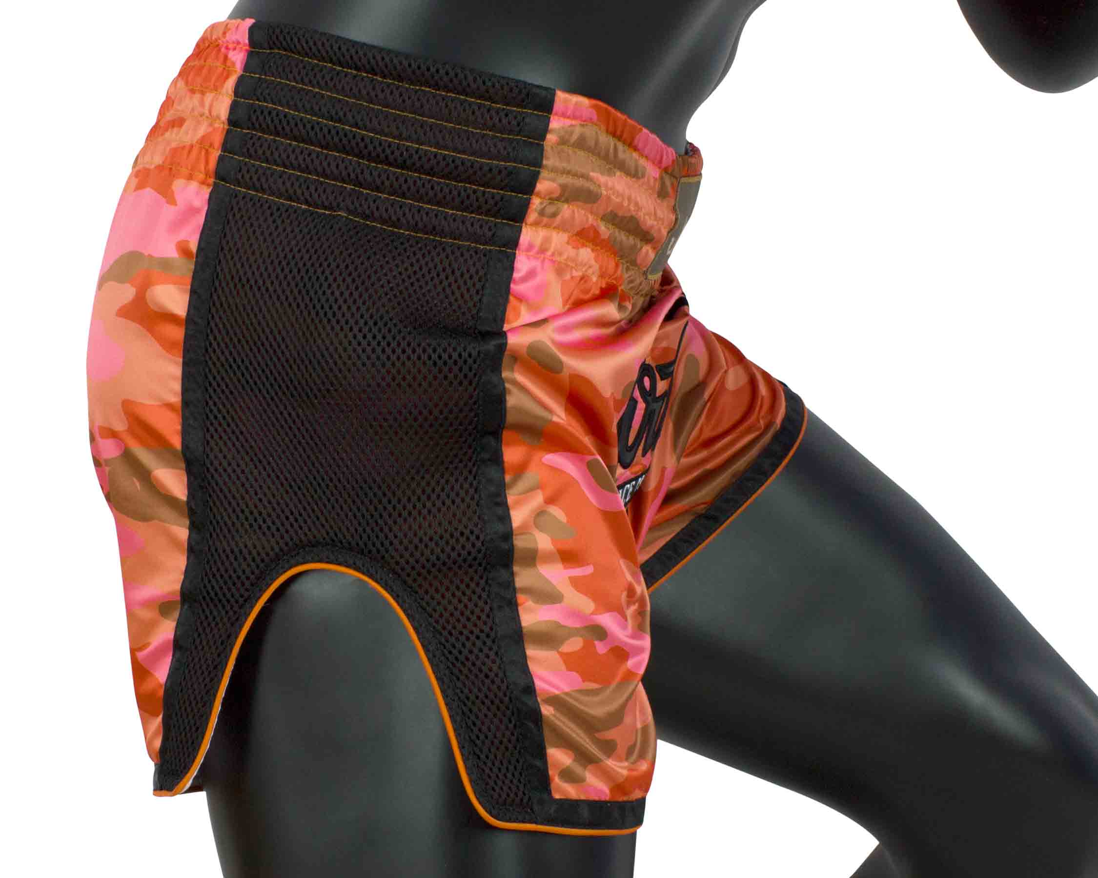 Fairtex BS1711 Muay Thai Short Camo Orange