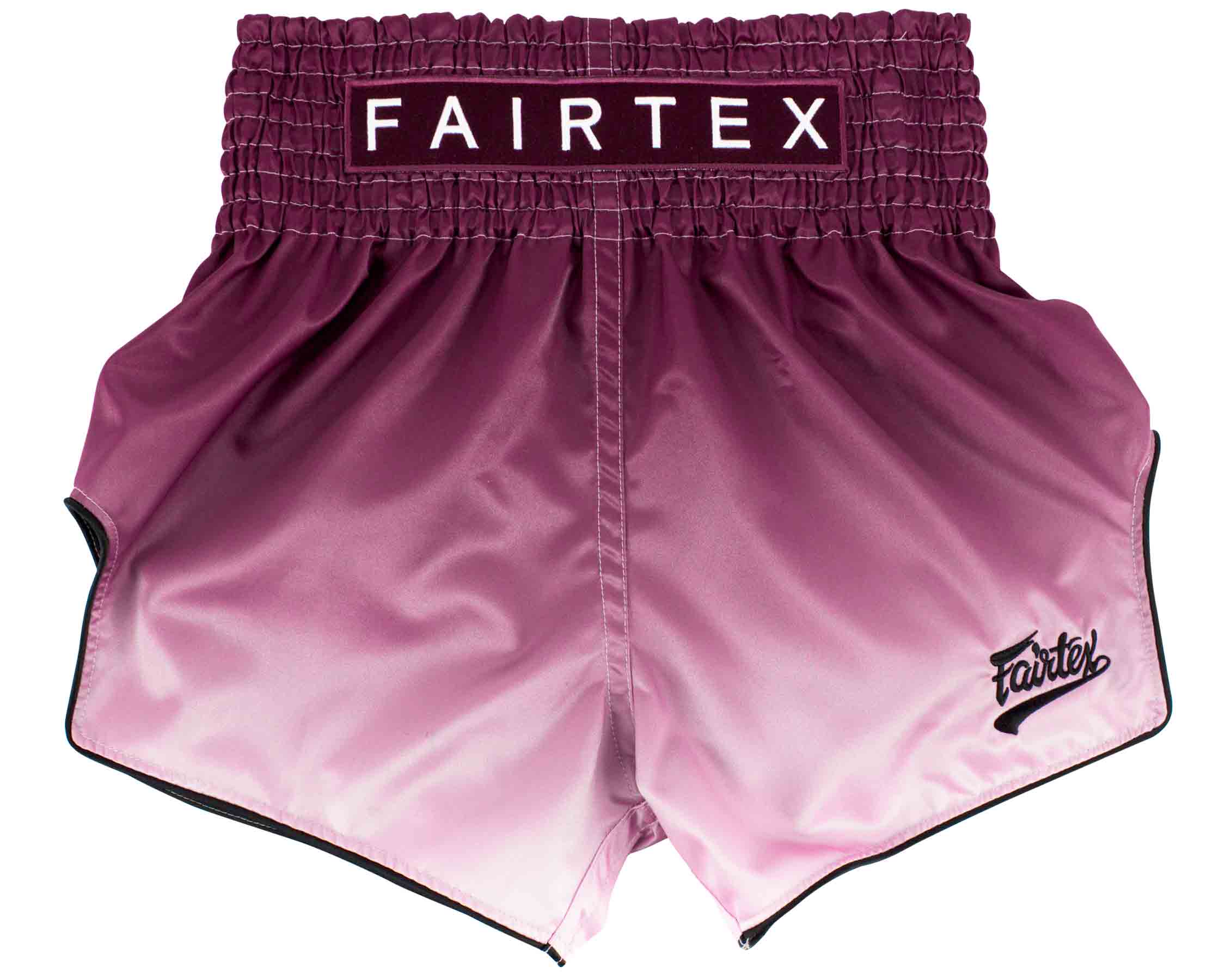 Fairtex BS1904 Muay Thai Short Maroon Fade