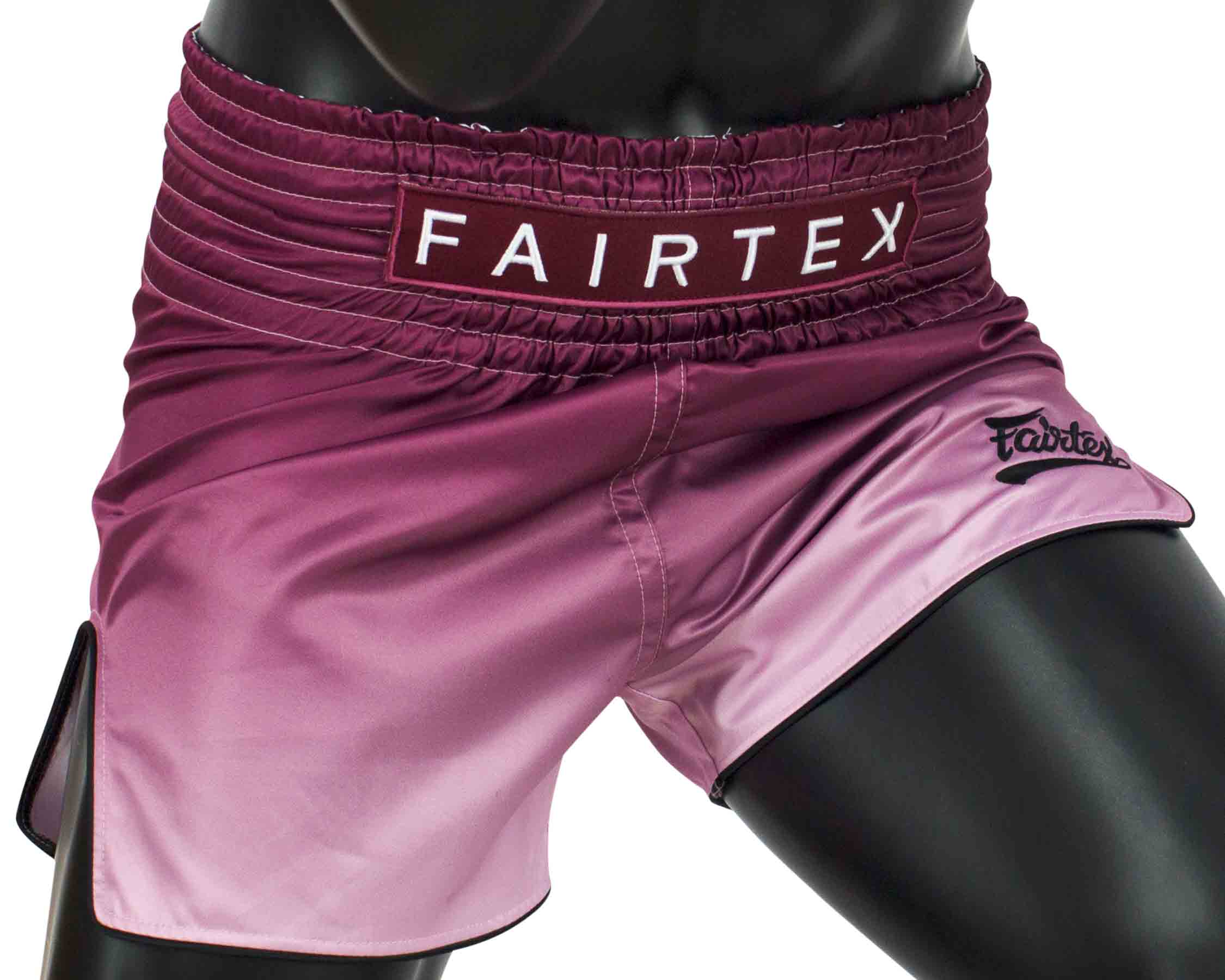 Fairtex BS1904 Muay Thai Short Maroon Fade