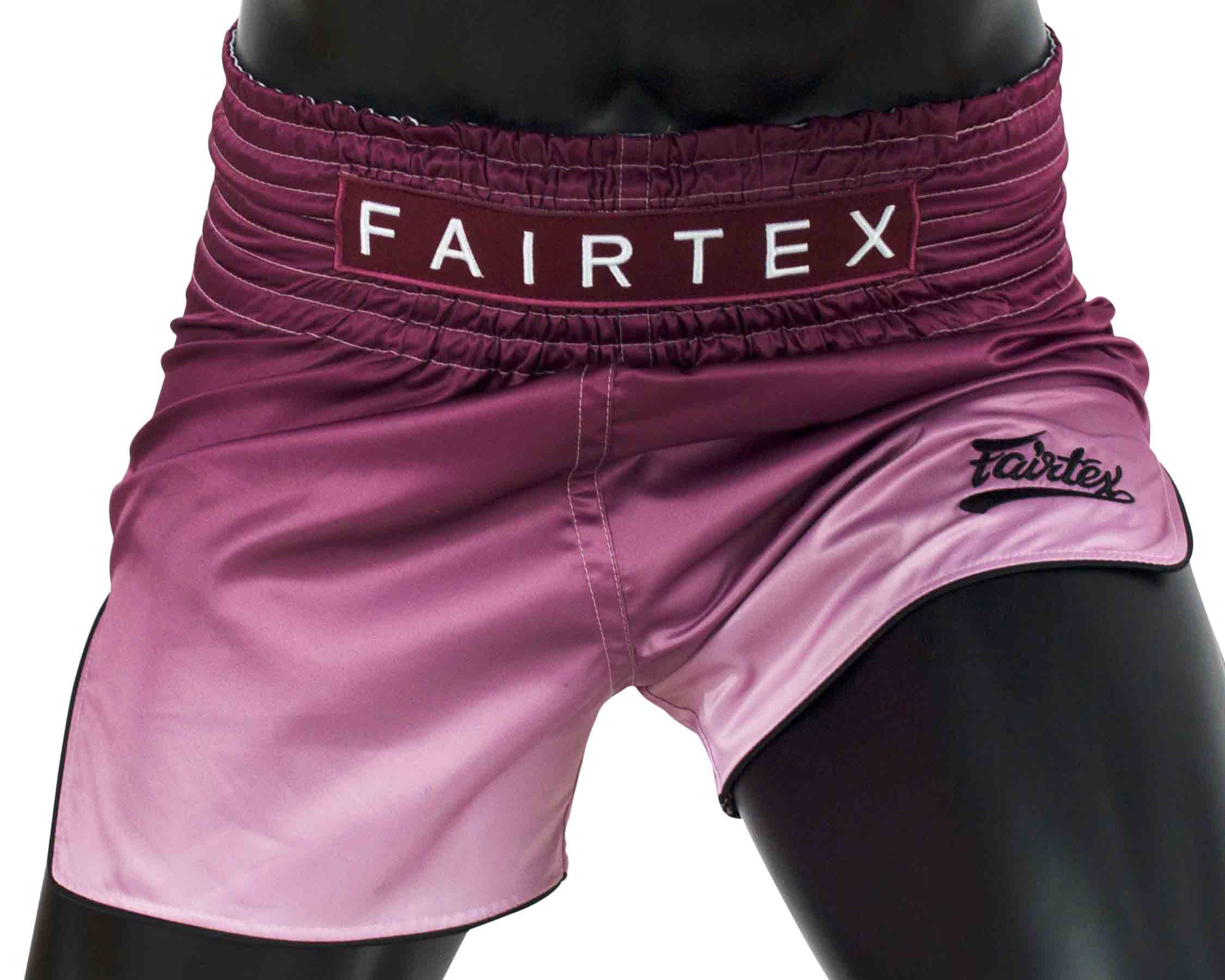 Fairtex BS1904 Muay Thai Short Maroon Fade