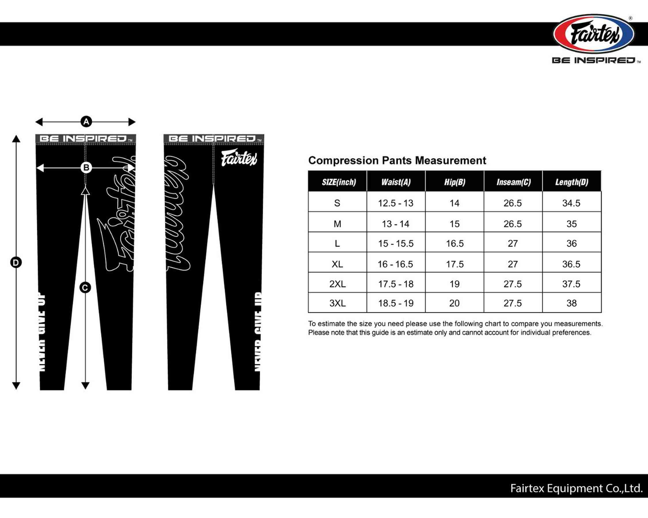 Fairtex CP1 Kompressionshose