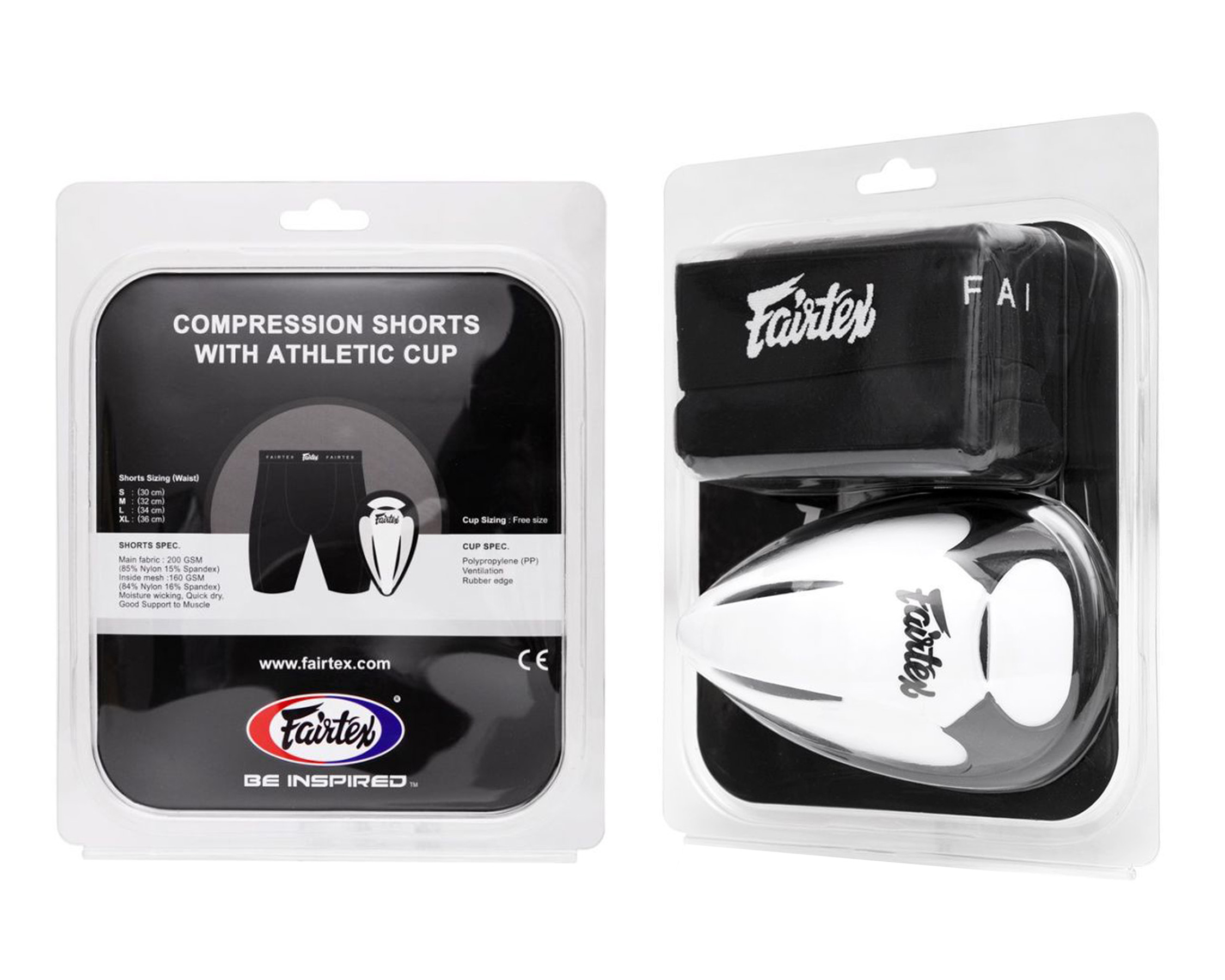Fairtex GC3 Kompressionshose mit Tiefschutz