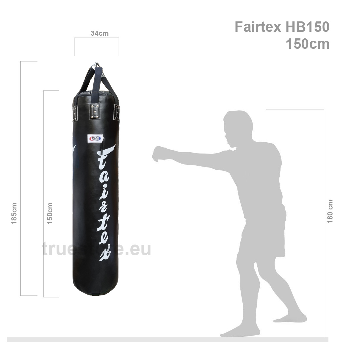 Fairtex HB150 zandzak 150cm Banana Bag