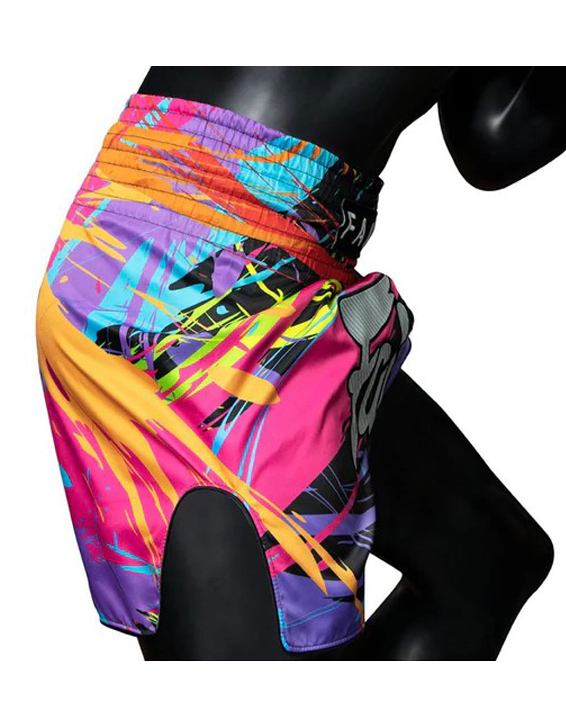 Fairtex BS1934 Muay Thaiboxhose World Music Black