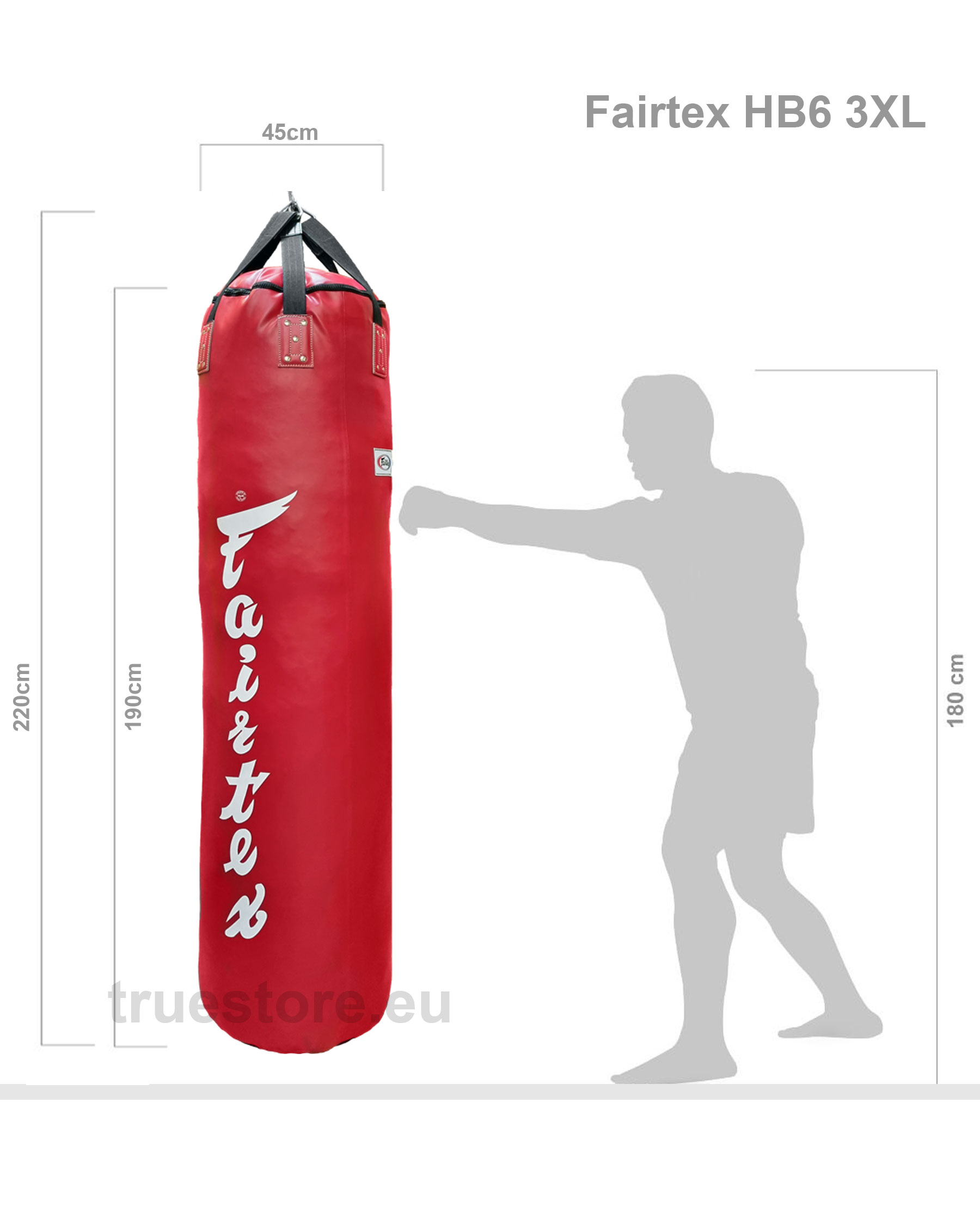 Fairtex HB6-3XL Sandsack Super Heavy Bananabag