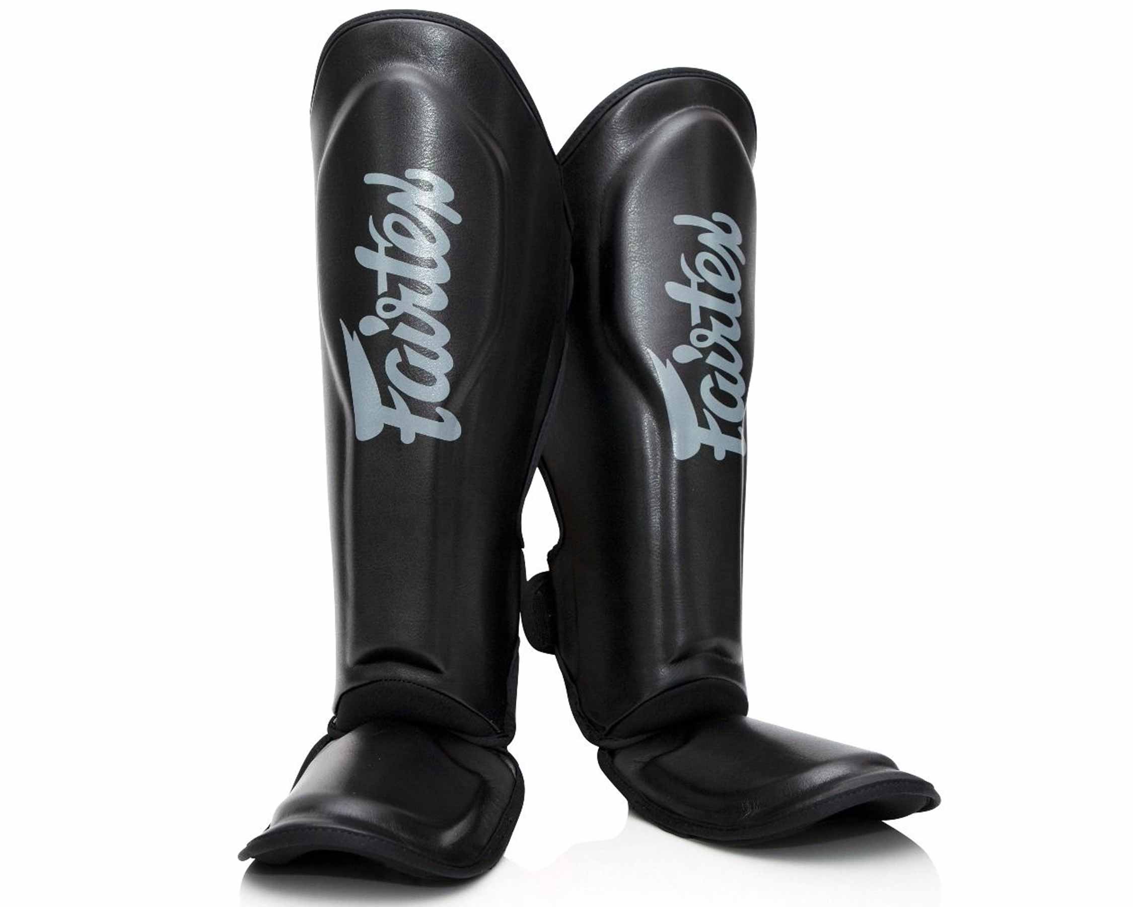 Fairtex X Booster Schienbein und Spannschoner in schwarz
