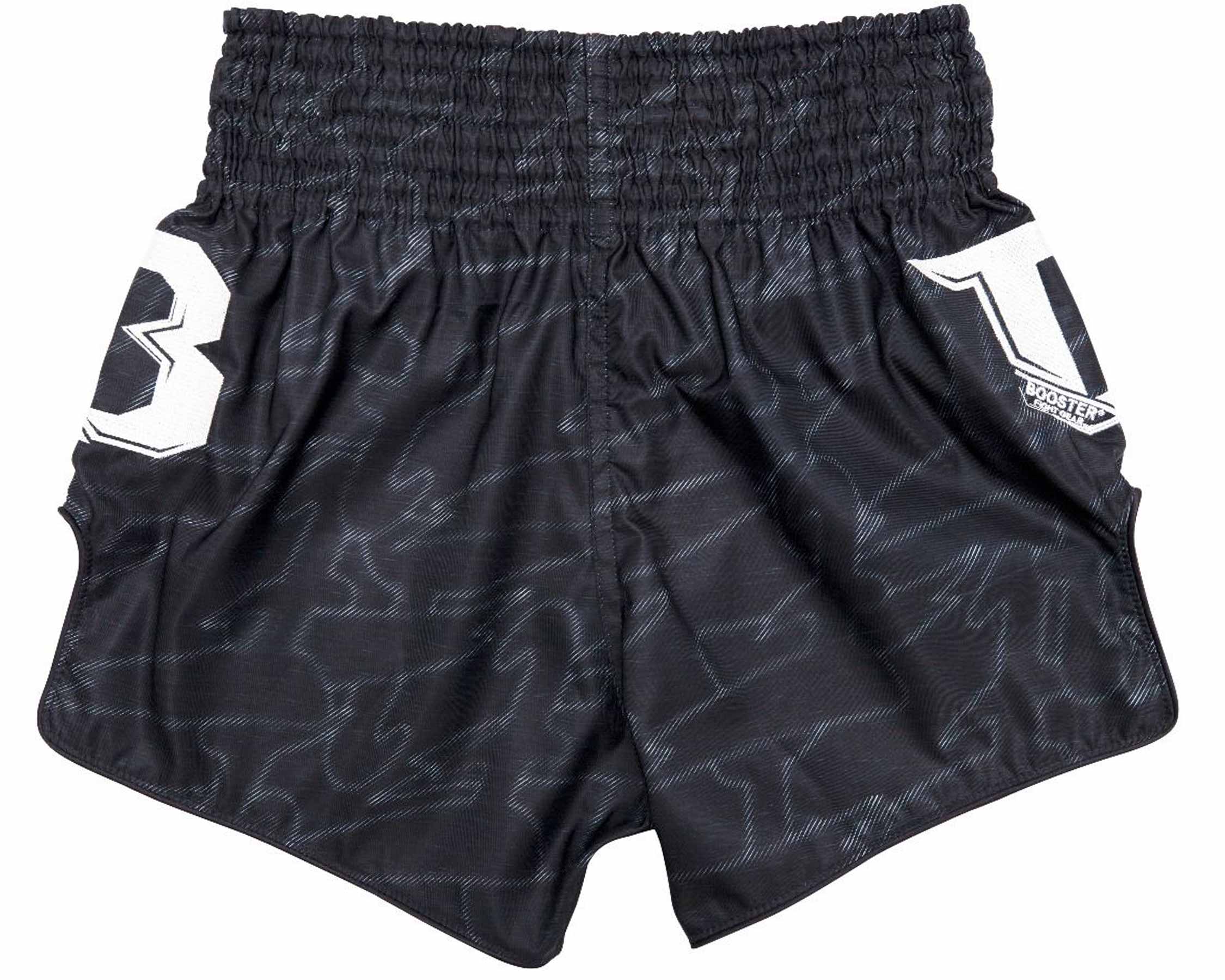 Fairtex X Booster thaiboks shorts Large Logo Zwart