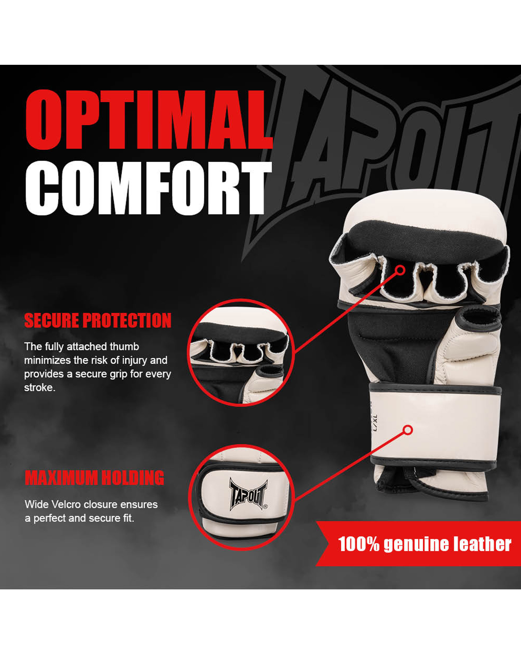TapouT leather MMA sparringgloves Ruction
