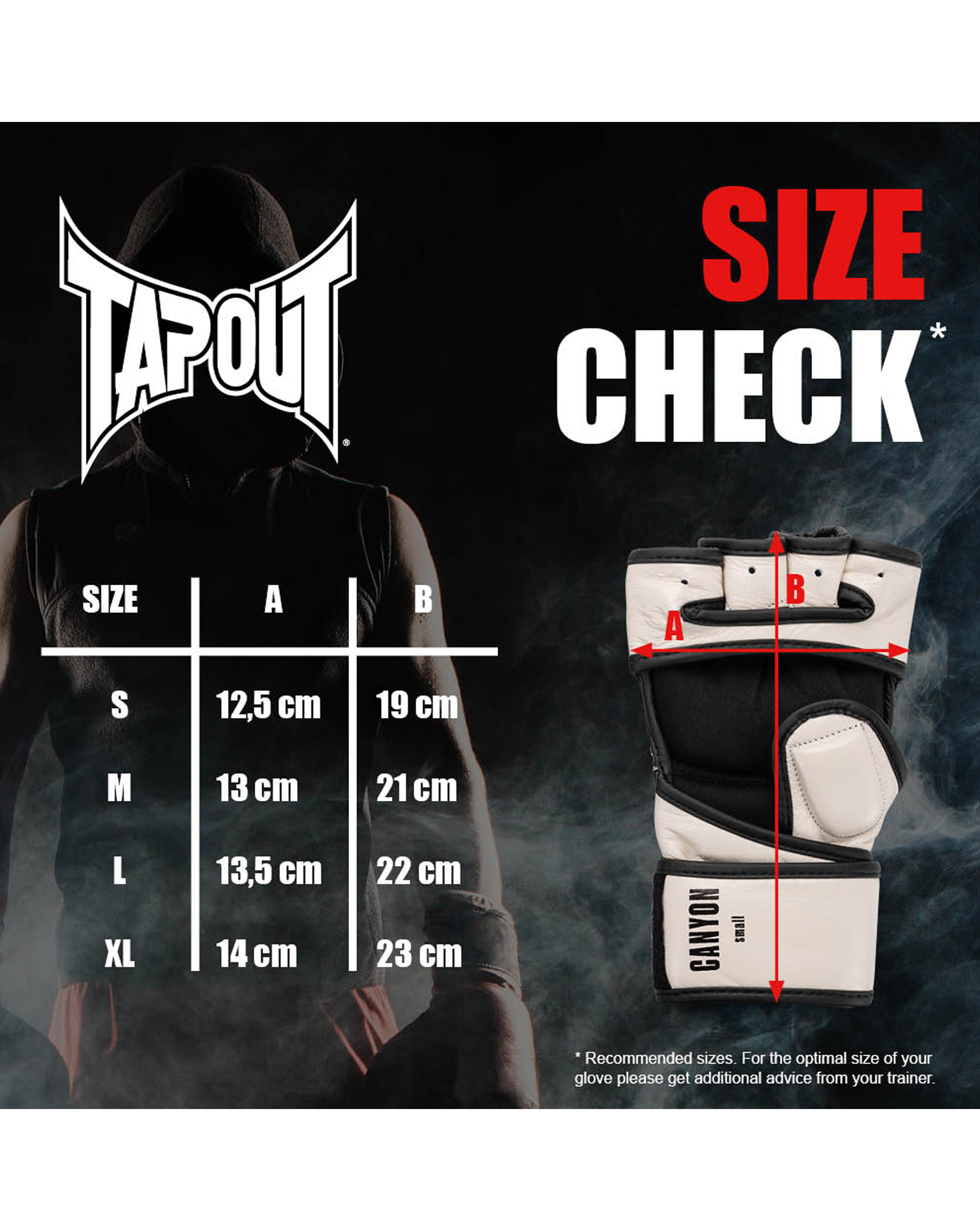TapouT Leder MMA Trainingshandschuhe Canyon