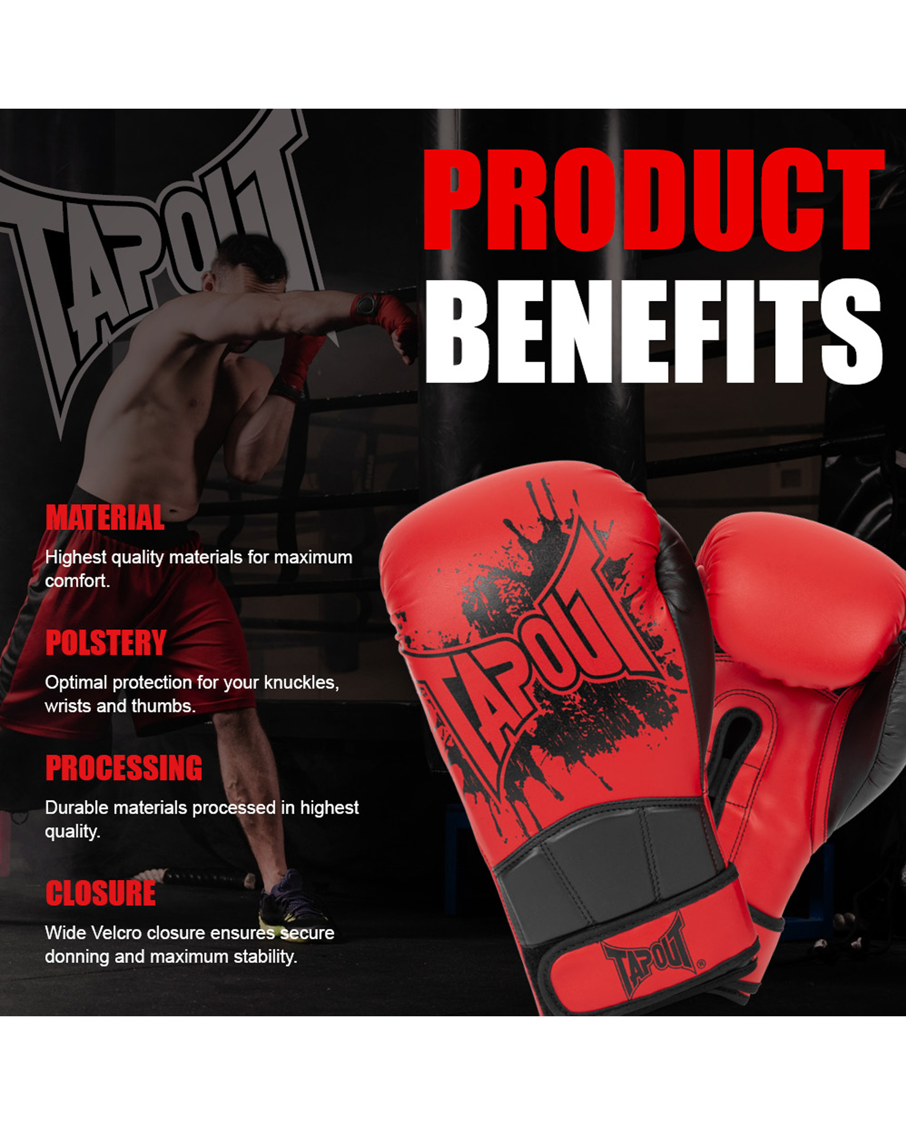 TapouT boxing gloves Cerritos