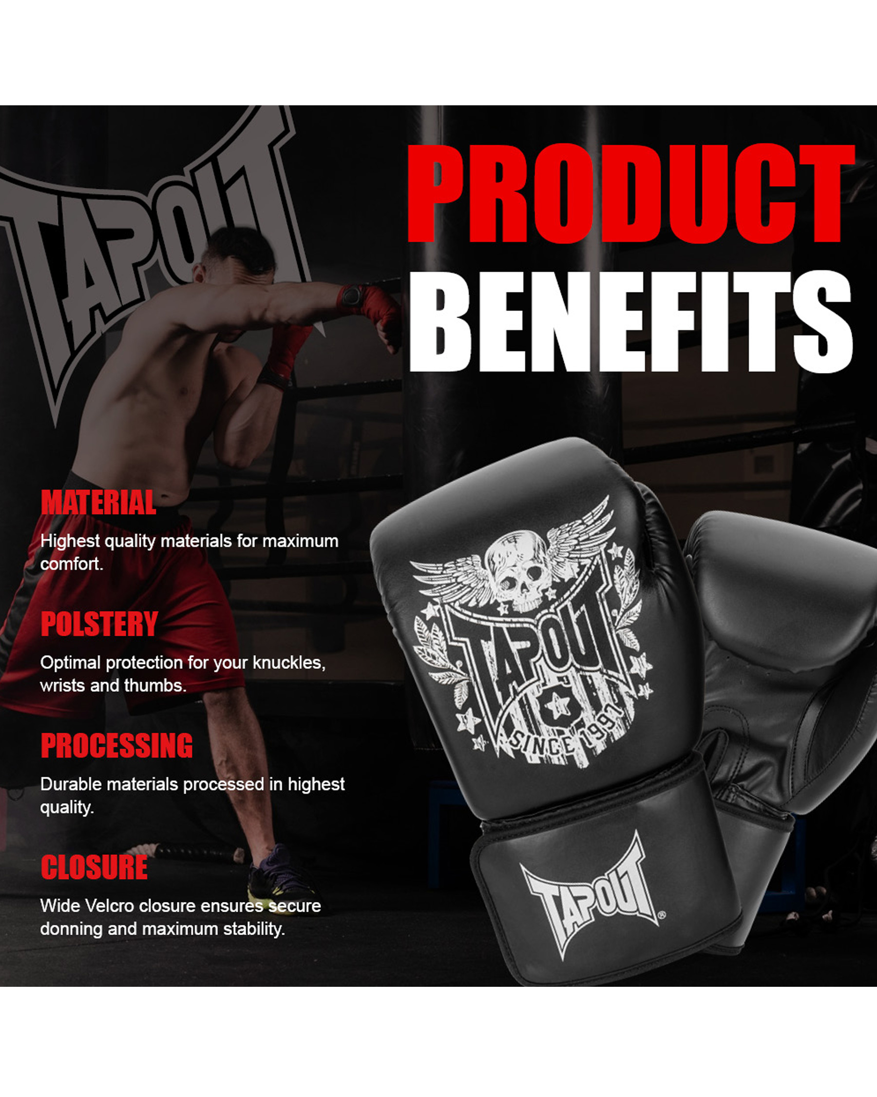 TapouT Boxhandschuhe Bixby