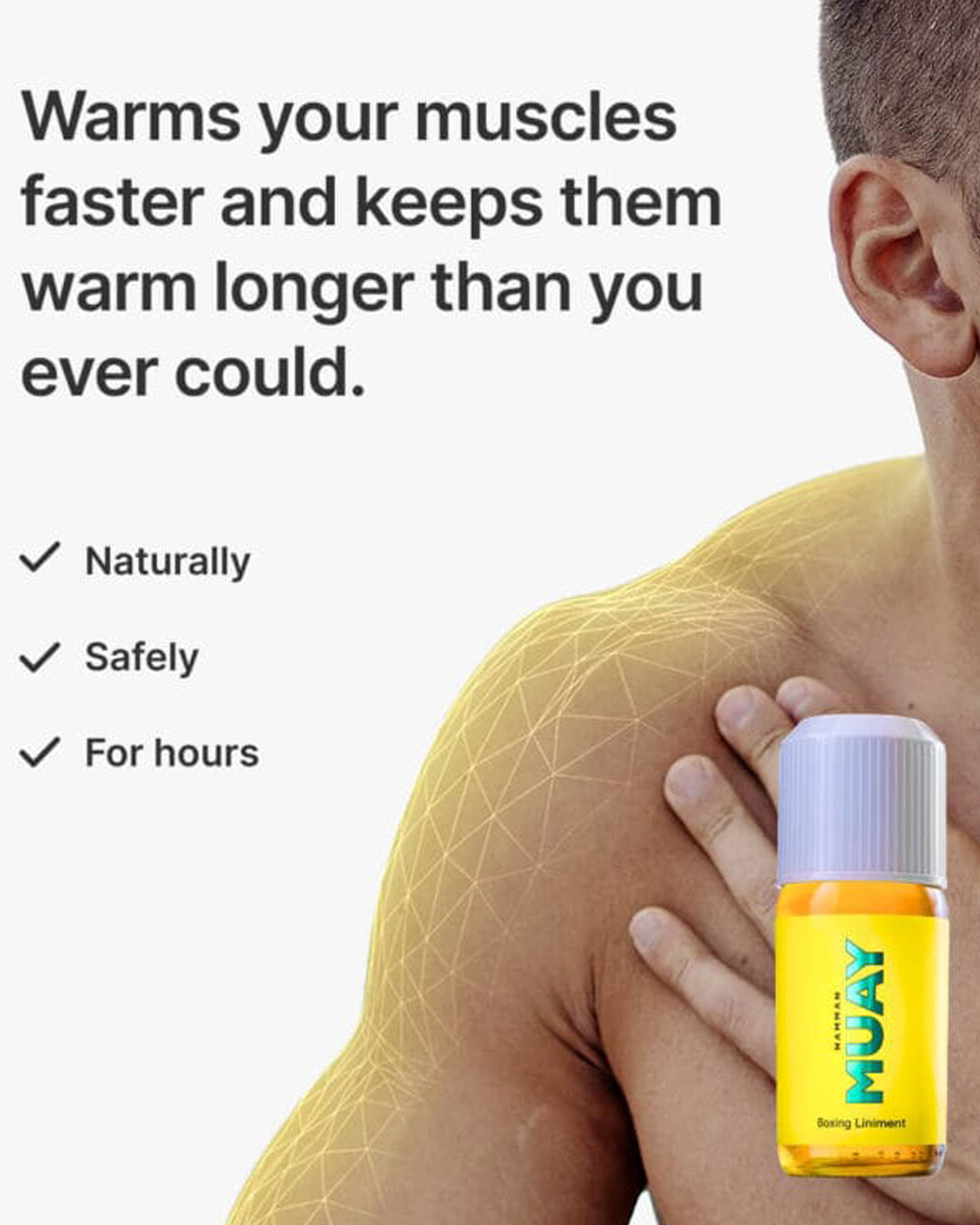 Namman Muay spier- opwarm en verzorgingsolie 120ml
