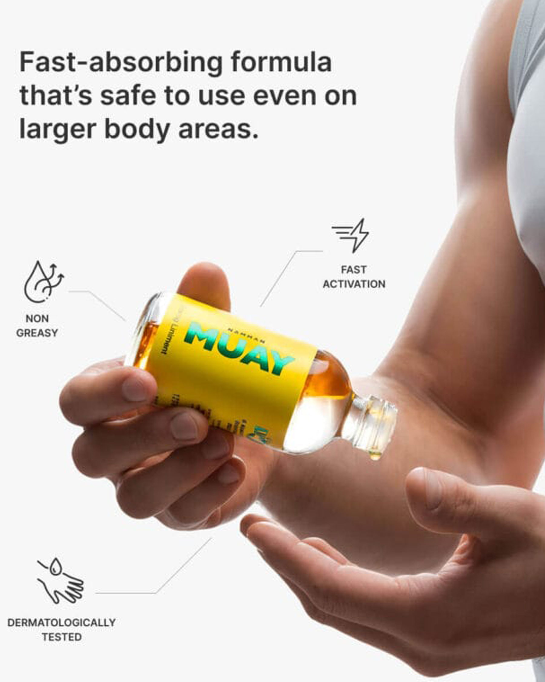 Namman Muay spier- opwarm en verzorgingsolie 120ml
