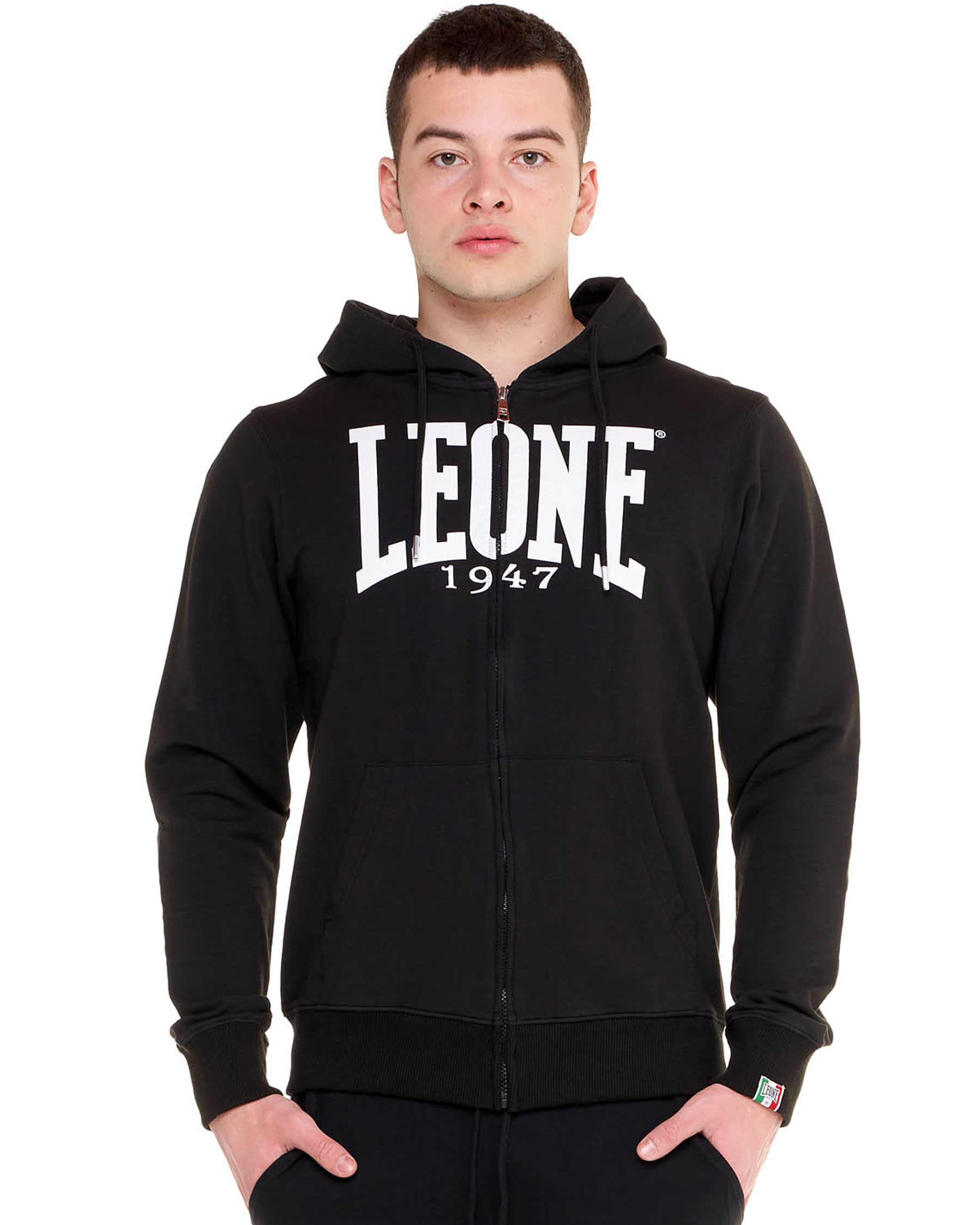 Leone Kapuzensweatjacke Big Logo