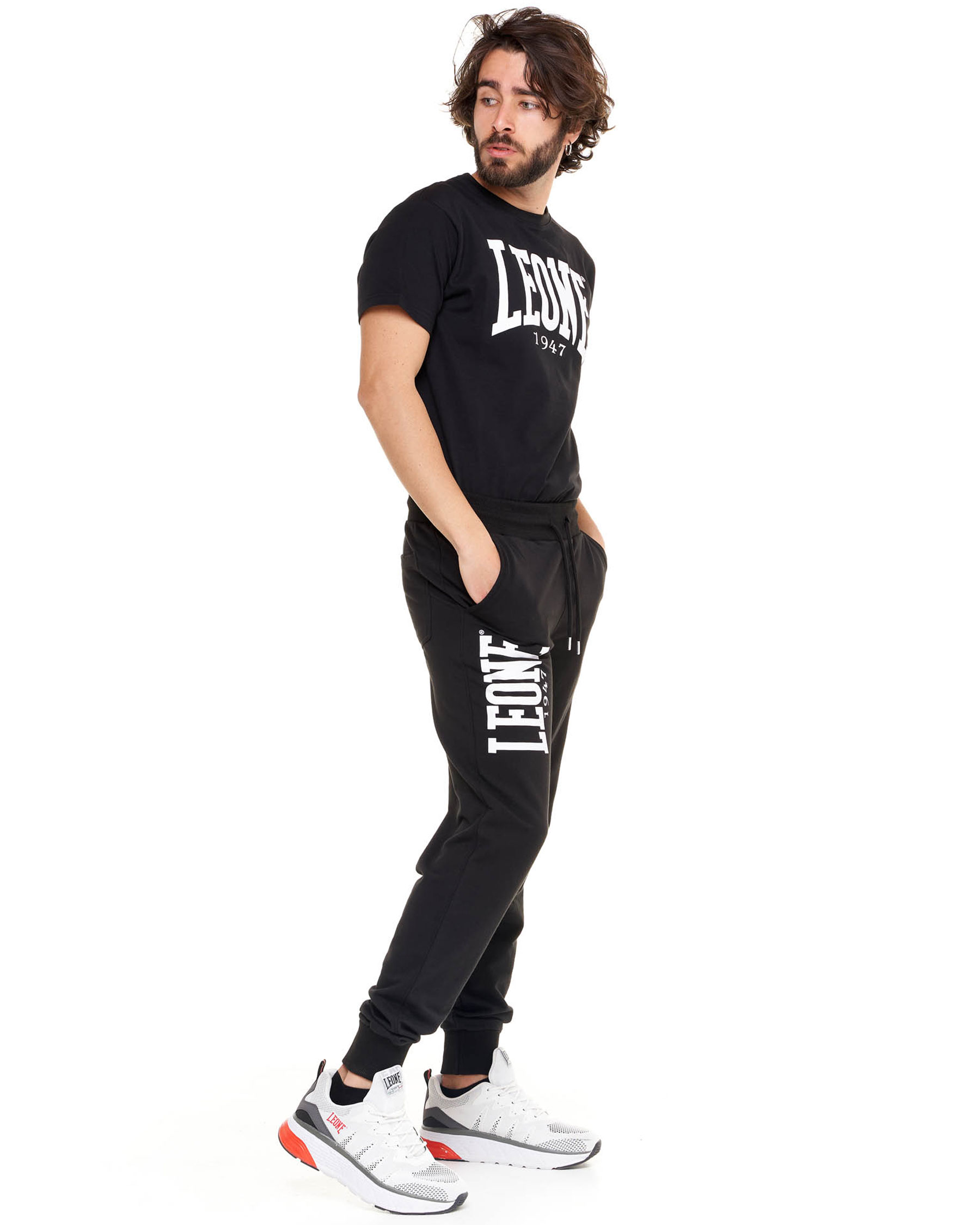 Leone fleece jogger Big Logo