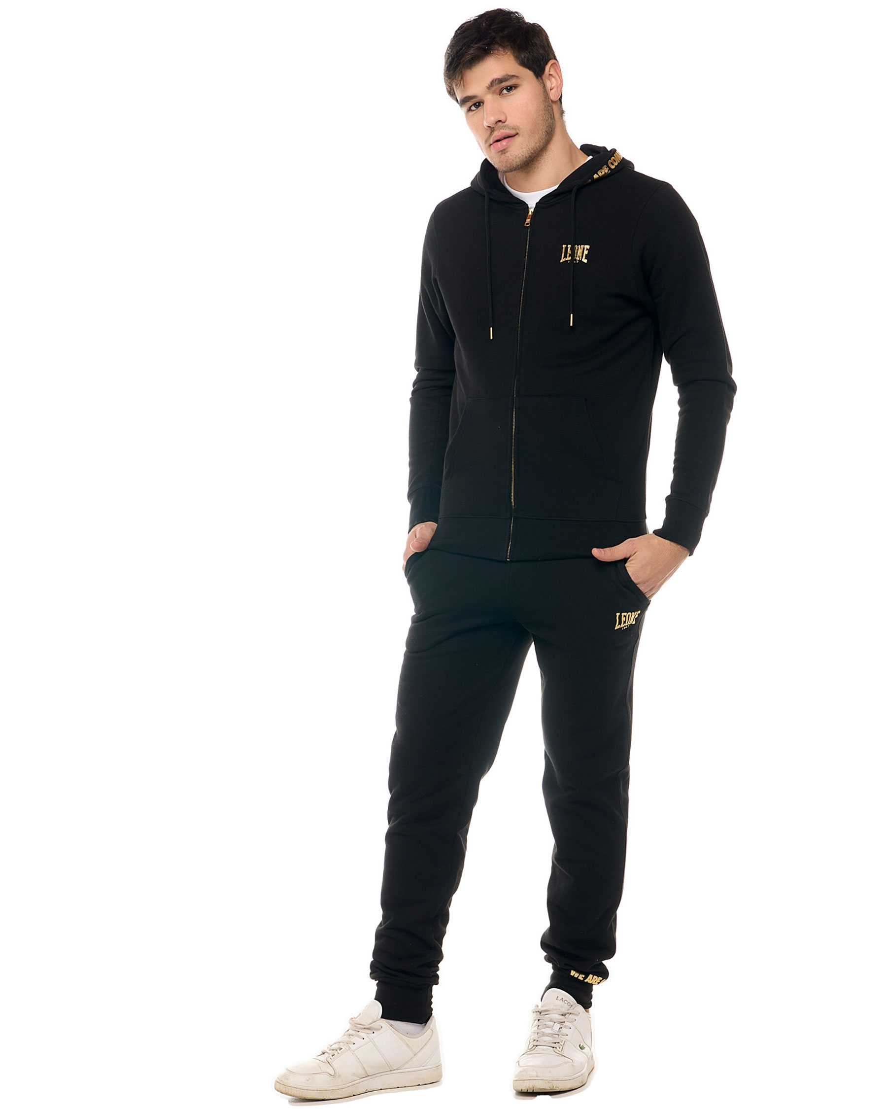 Leone Kapuzensweatjacke New Gold