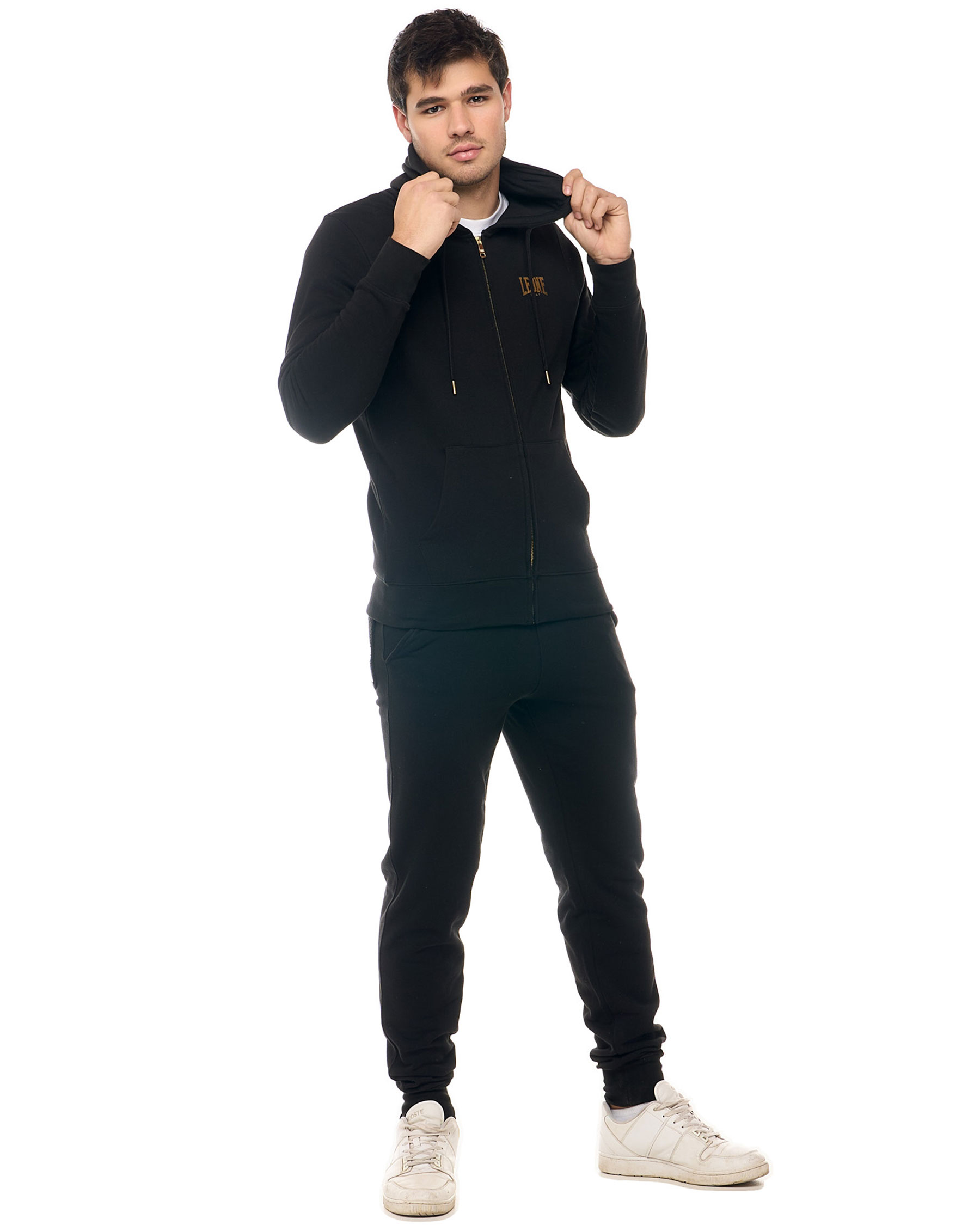 Leone Kapuzensweatjacke New Gold