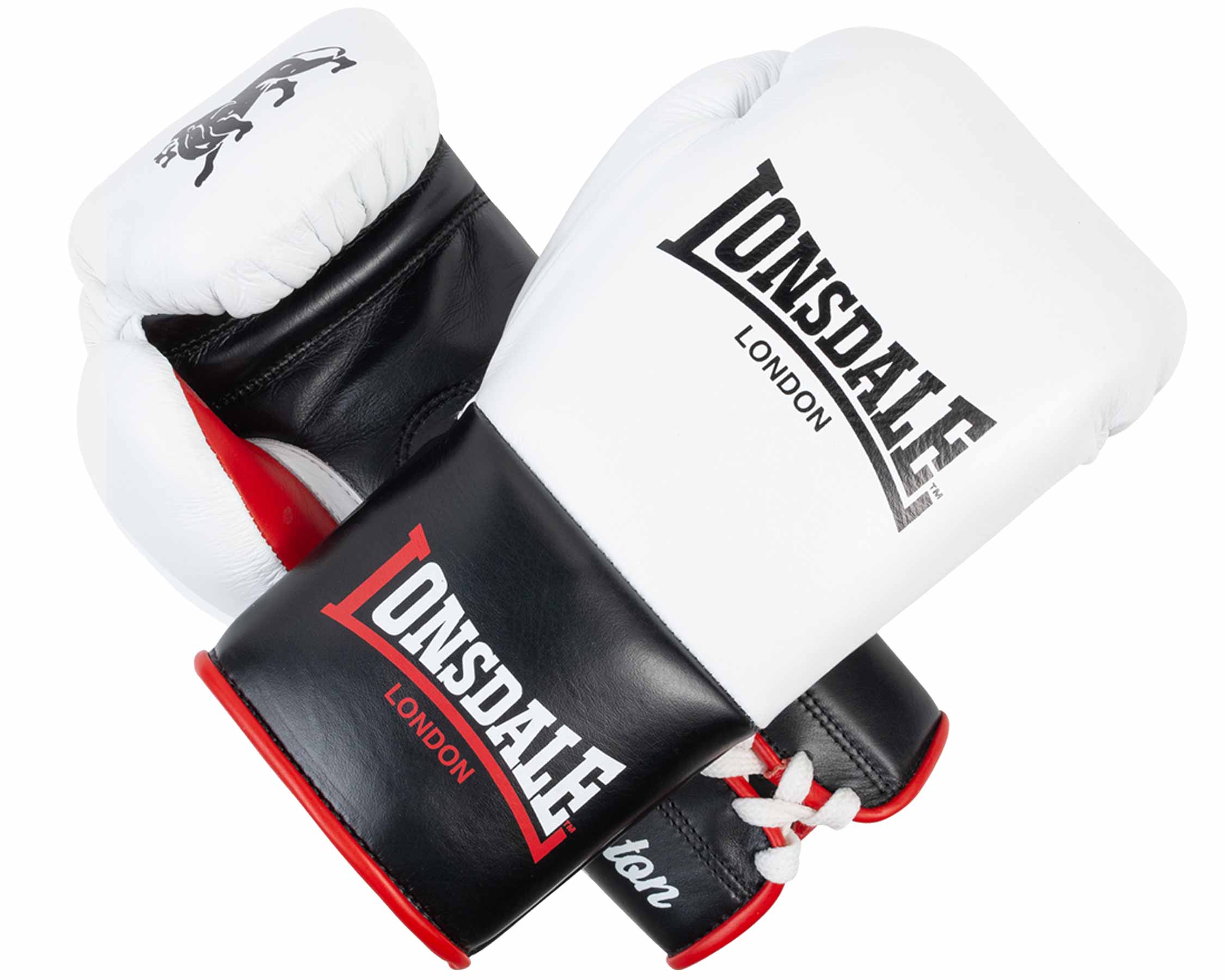 Lonsdale lace top up boxing gloves