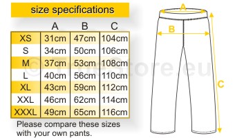 size specification